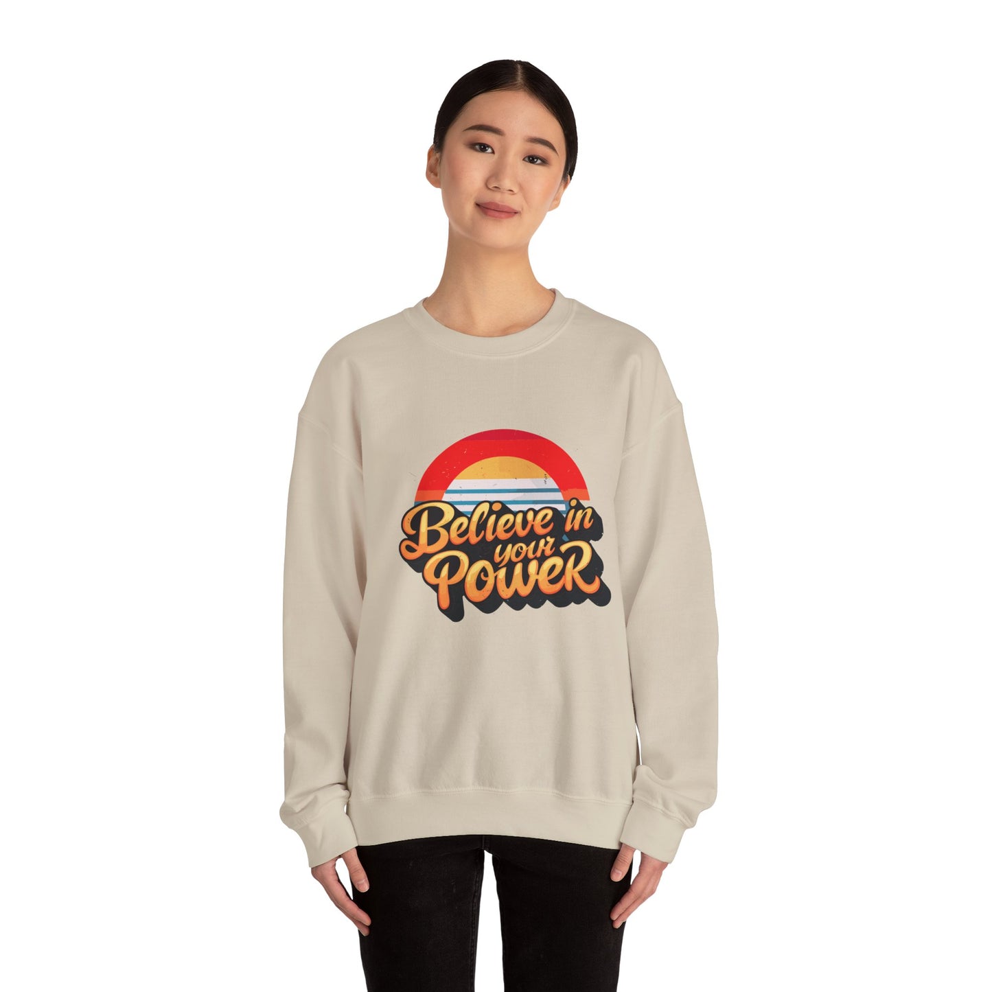 Believe In Your Power Unisex Heavy Blend™ Crewneck Sweatshirt