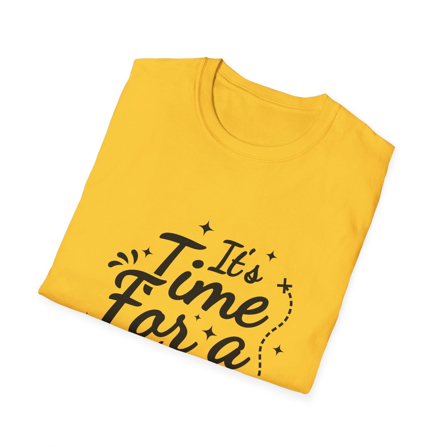 It's Time for a New Adventure Unisex Softstyle T-Shirt