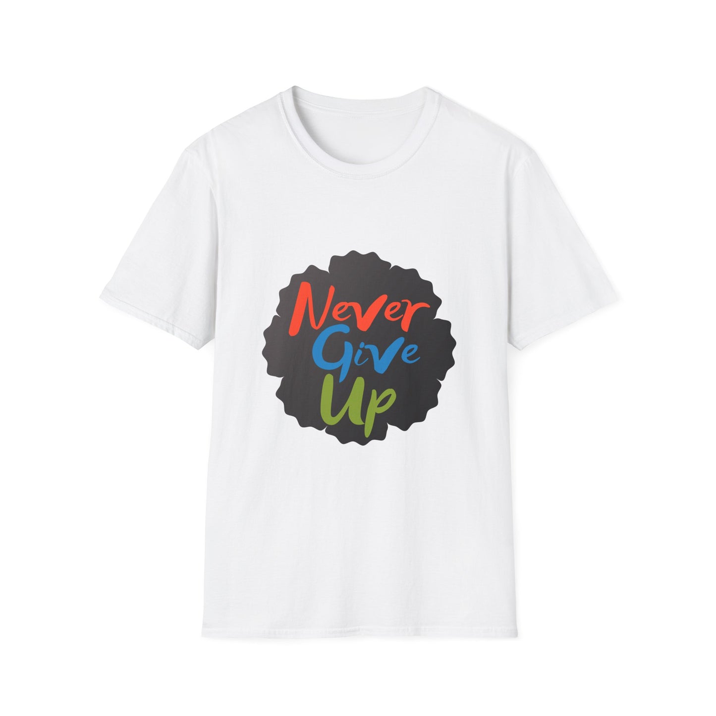 Never Give Up Unisex Softstyle T-Shirt