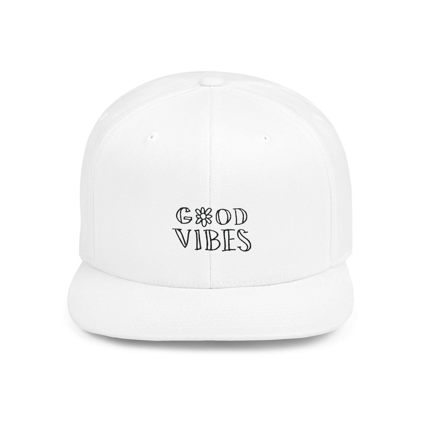 Good Vibes Flat Bill Snapback