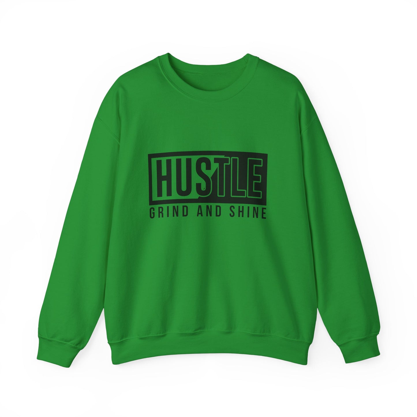 Hustle Grind And Shine Unisex Heavy Blend™ Crewneck Sweatshirt
