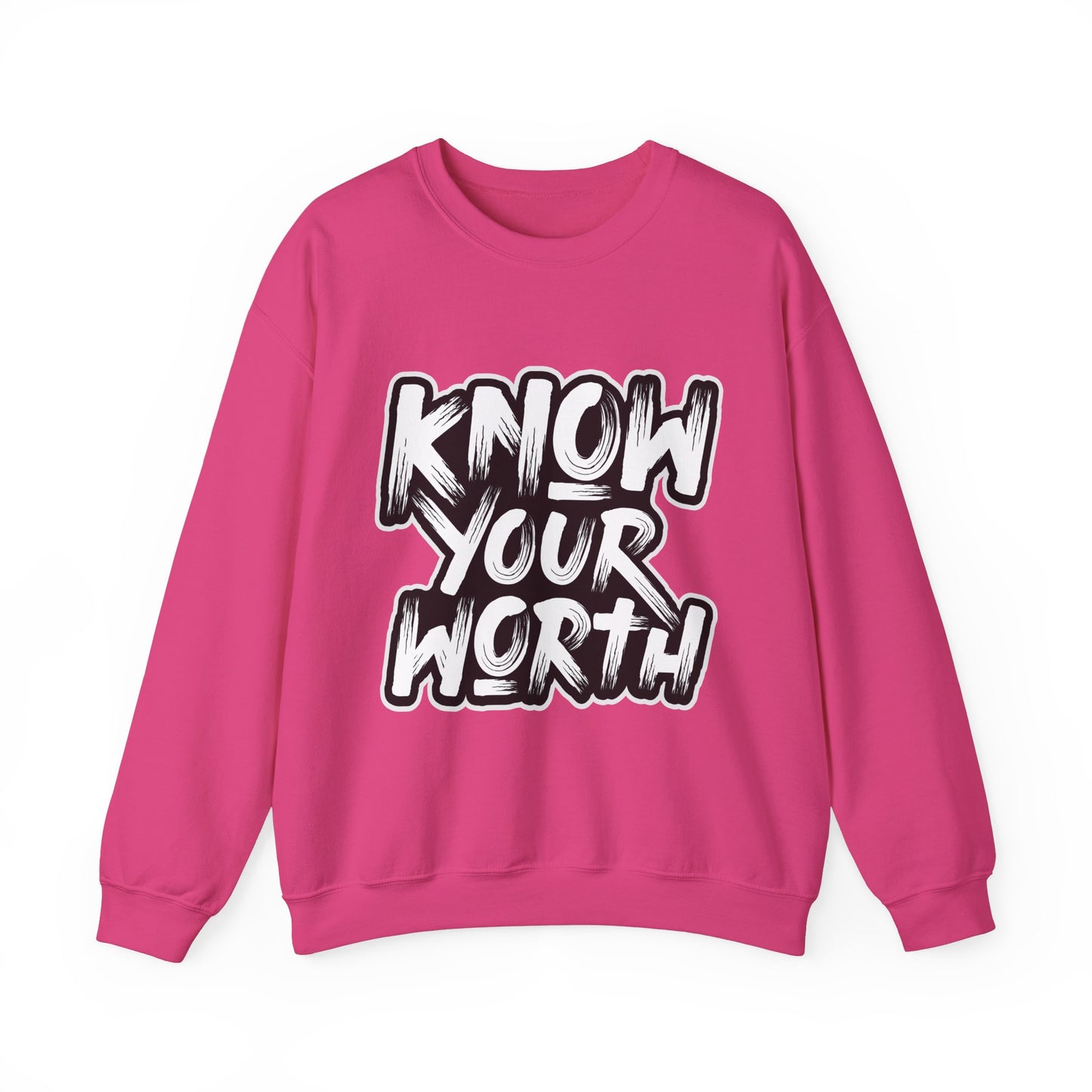 Know Your Worth Unisex Heavy Blend™ Crewneck Sweatshirt
