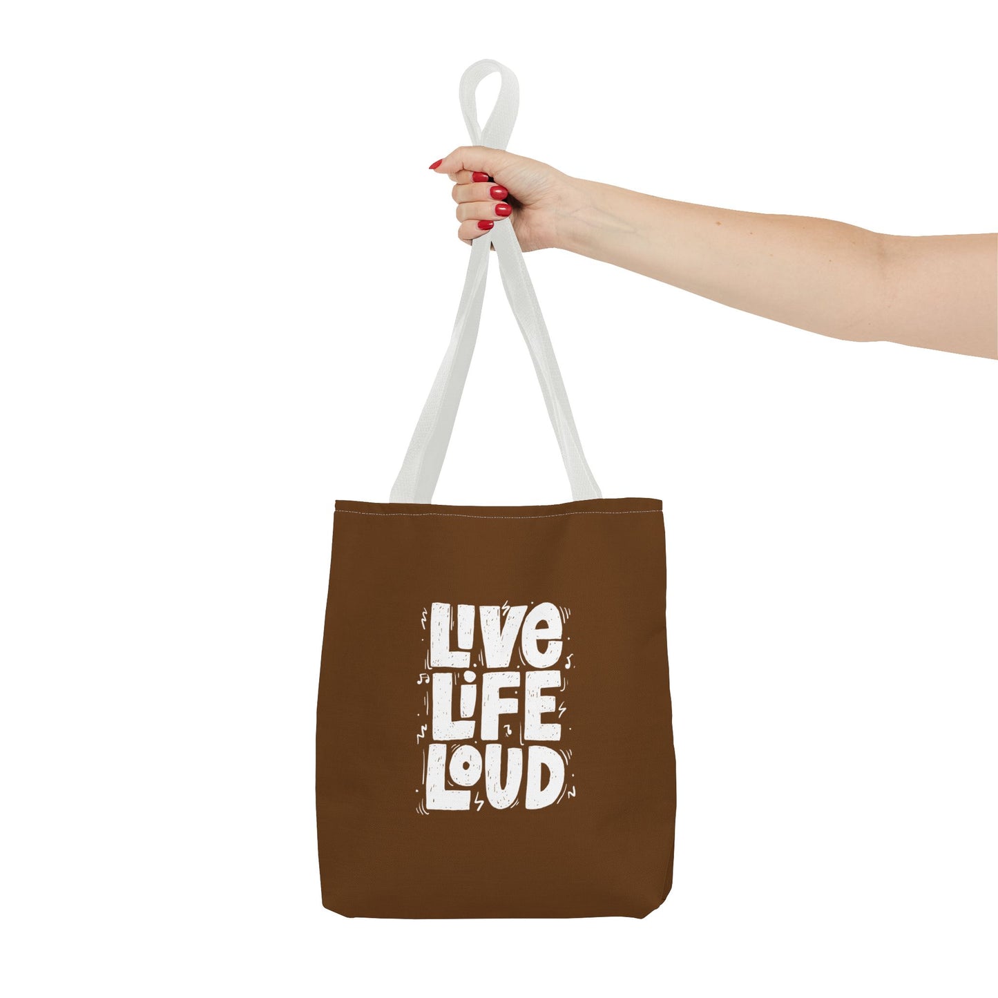 Live Life Loud Tote Bag (AOP)