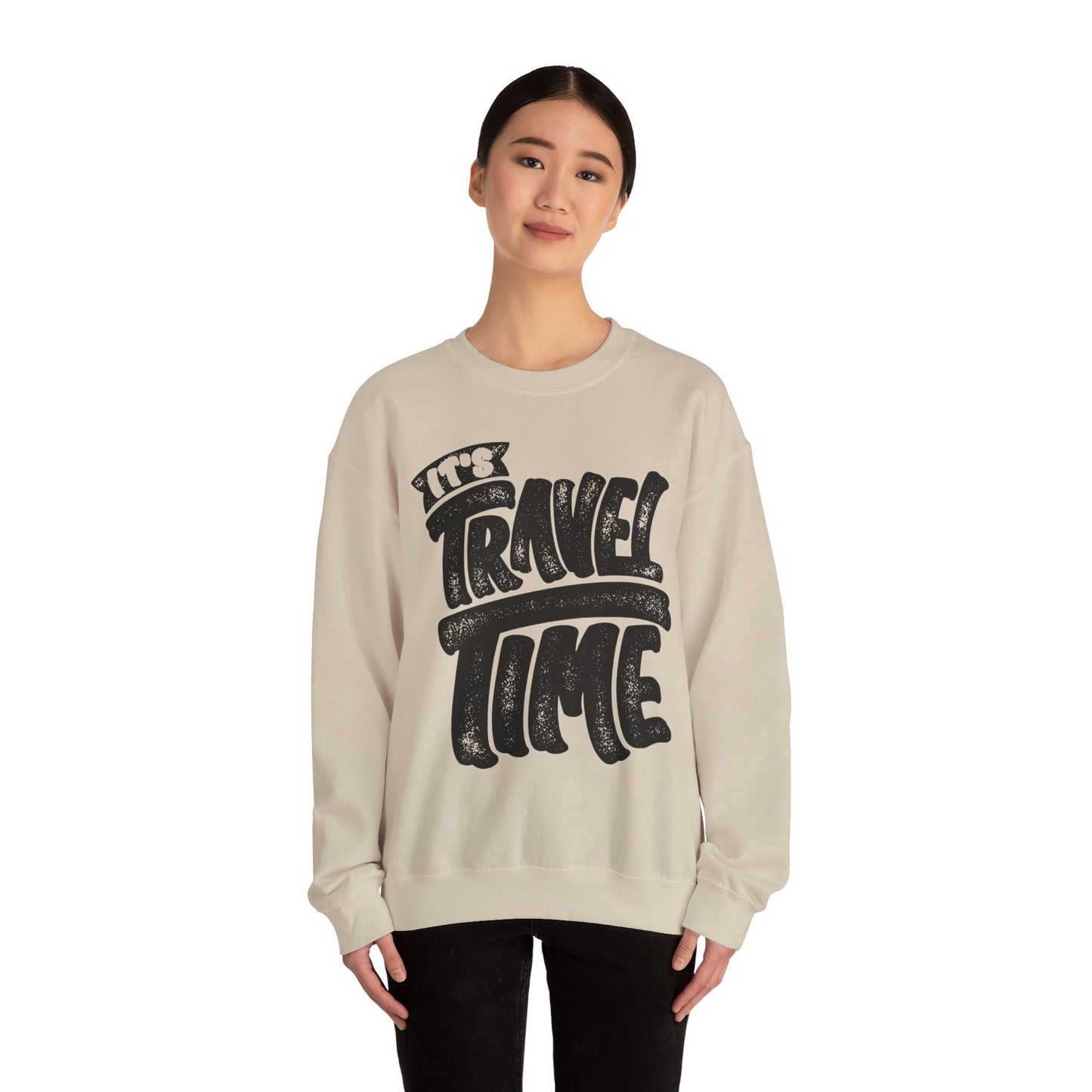It's Travel Time Unisex Heavy Blend™ Crewneck Sweatshirt