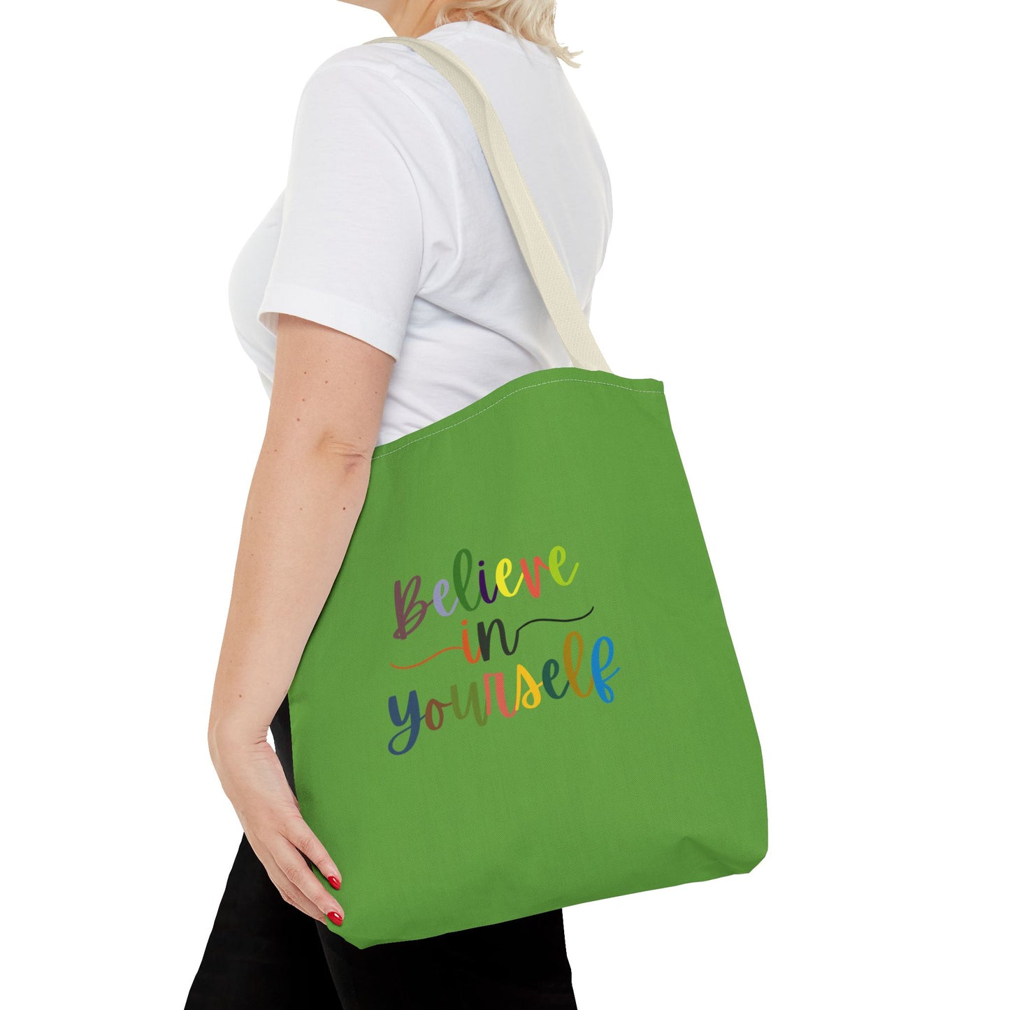 Believe In Your Self Tote Bag (AOP)