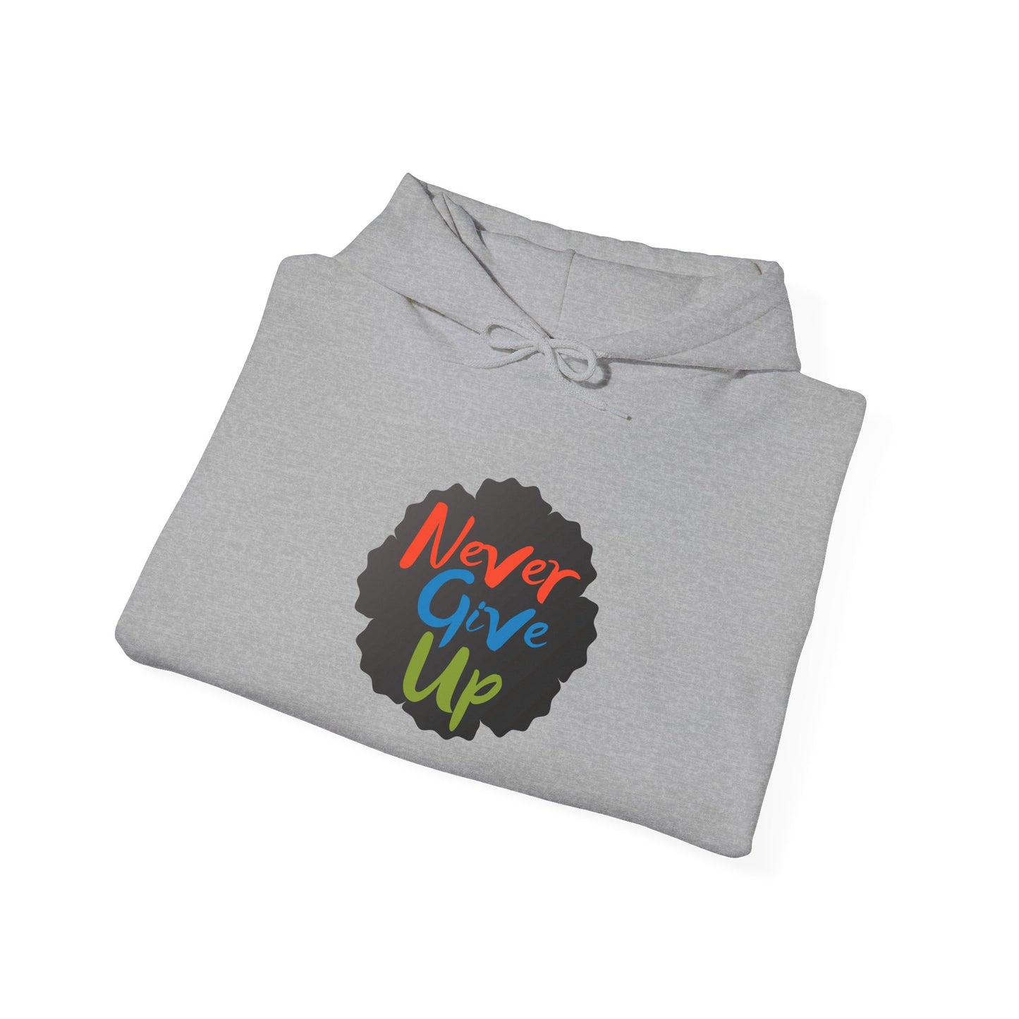 Never Give Up Unisex Heavy Blend™ Hooded Sweatshirt