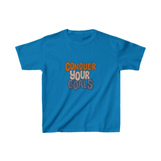 Conquer Your Goals Kids Heavy Cotton™ Tee