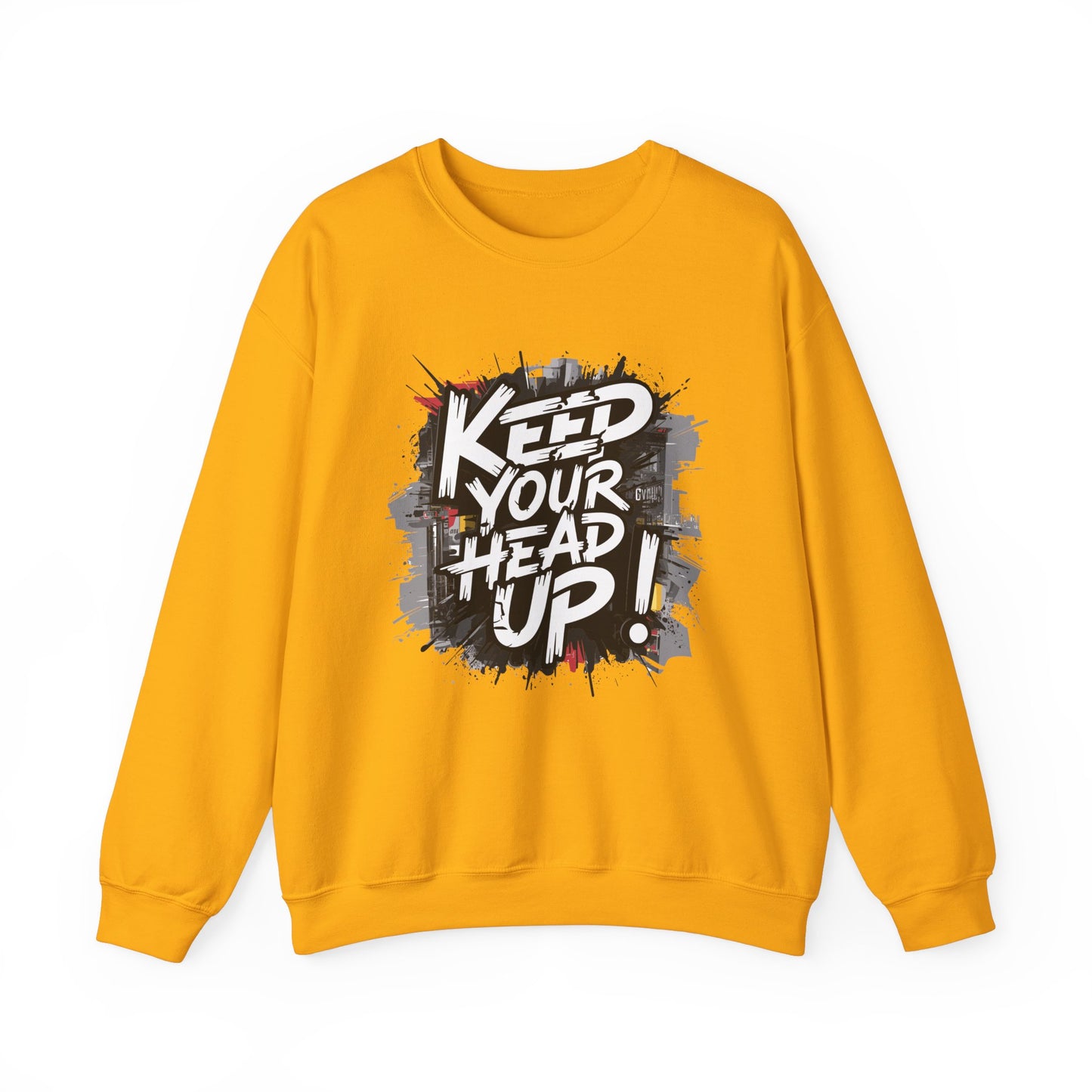 Keep Your Head Up ! Unisex Heavy Blend™ Crewneck Sweatshirt