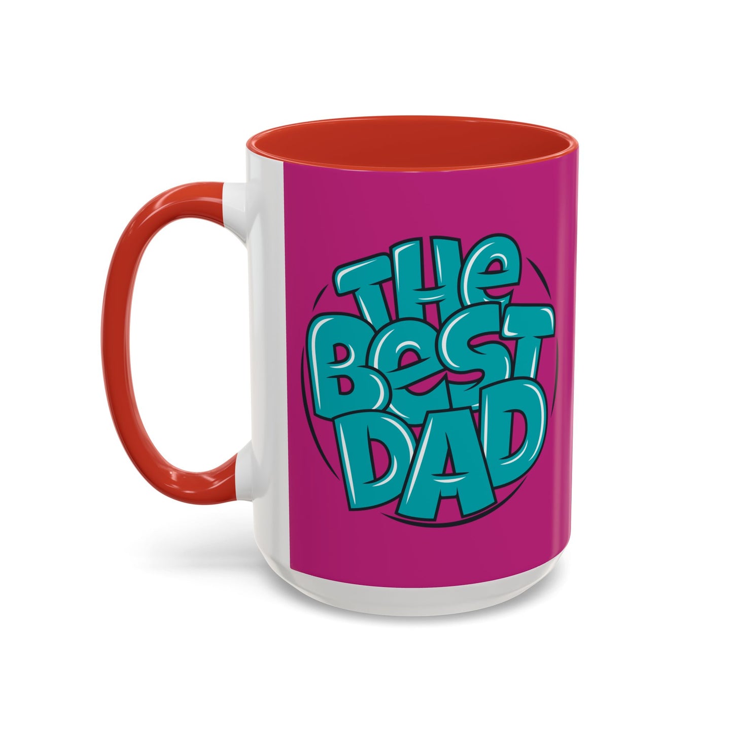 The Best Dad Accent Coffee Mug (11, 15oz)