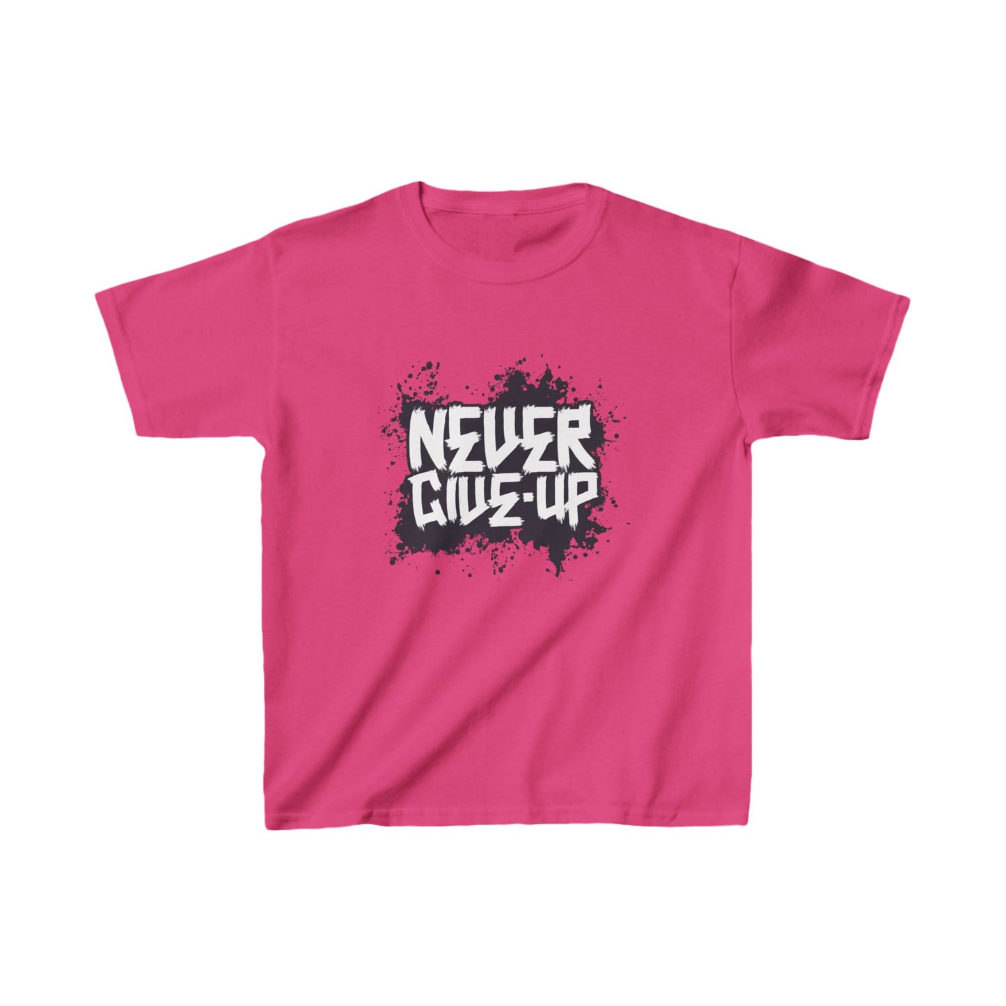 Never Give Up Kids Heavy Cotton™ Tee
