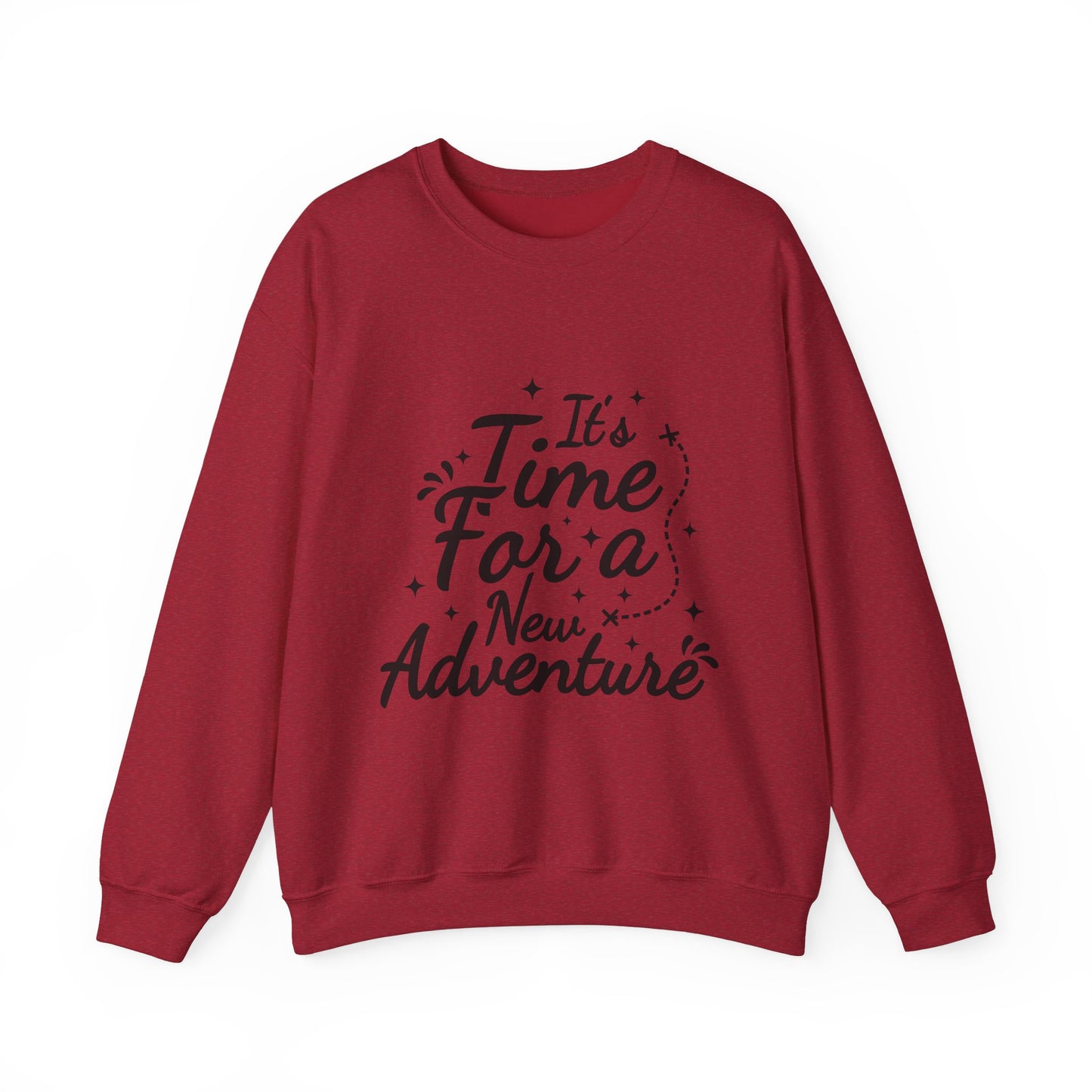 It's Time For A New Adventure Unisex Heavy Blend™ Crewneck Sweatshirt