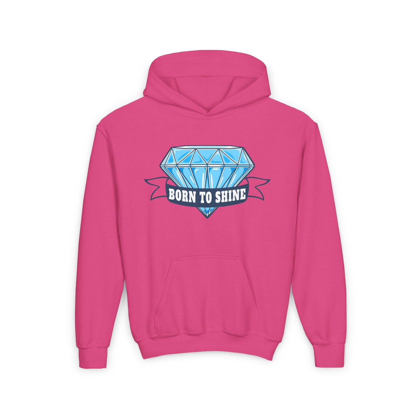 Born To Shine Youth Heavy Blend Hooded Sweatshirt