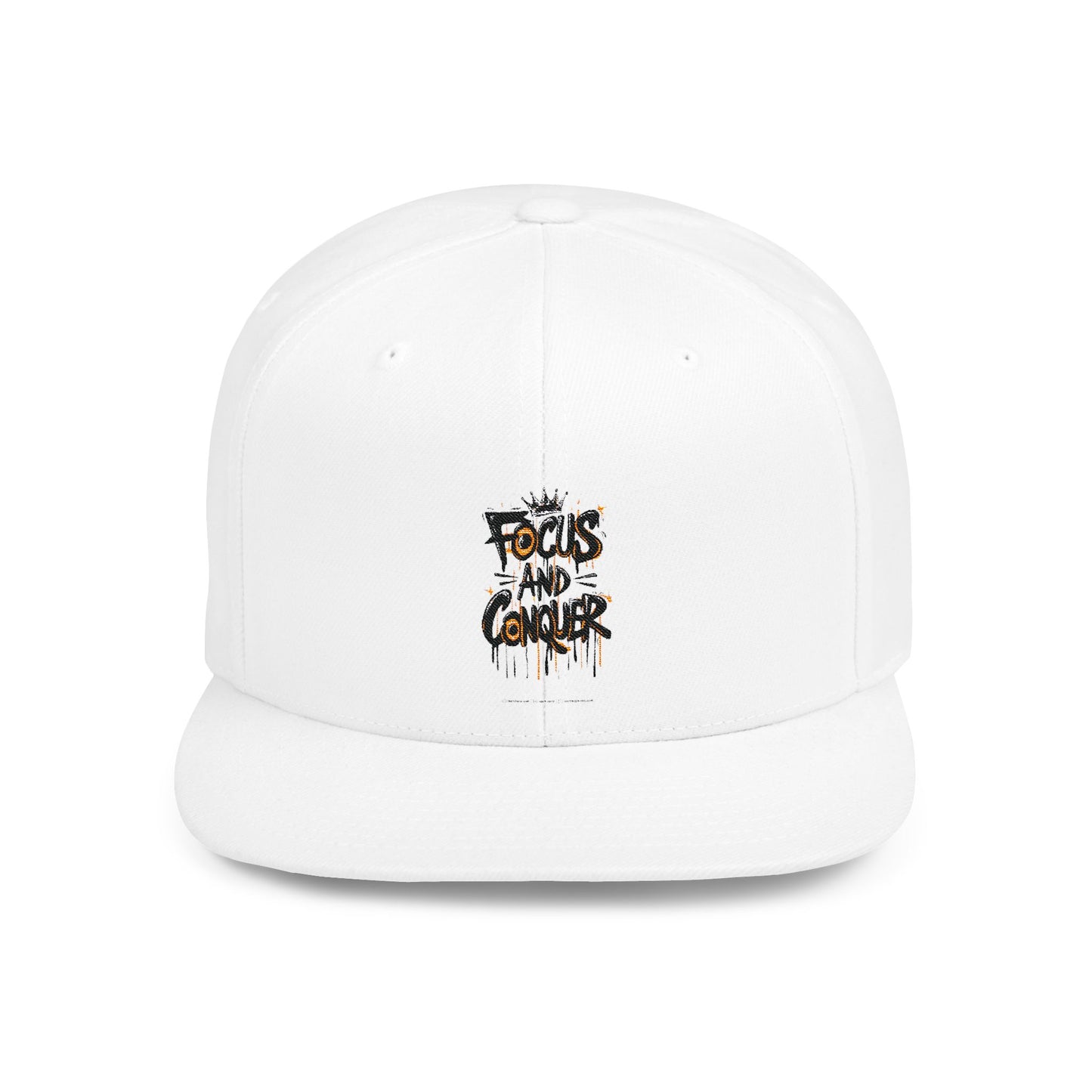 Focus And Conquer Flat Bill Snapback