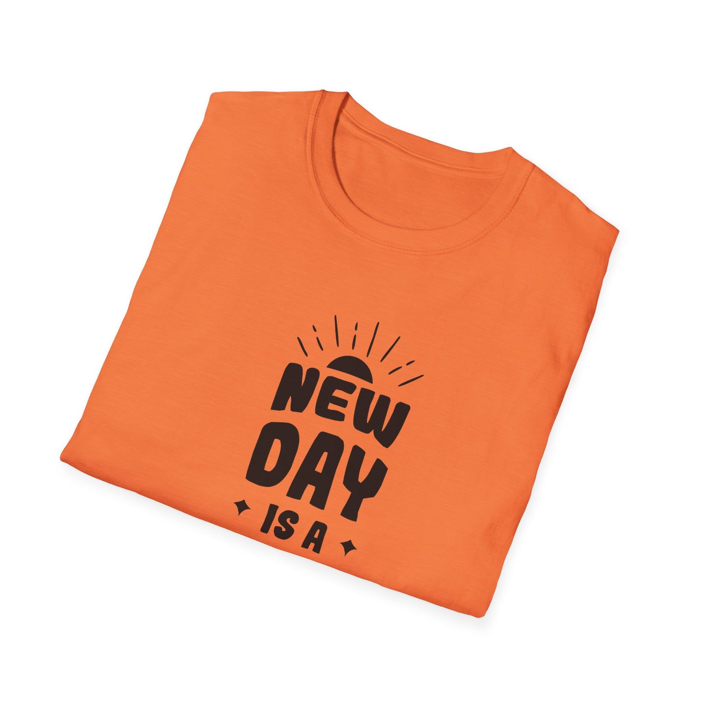 New Day Is A New ChangeUnisex Softstyle T-Shirt