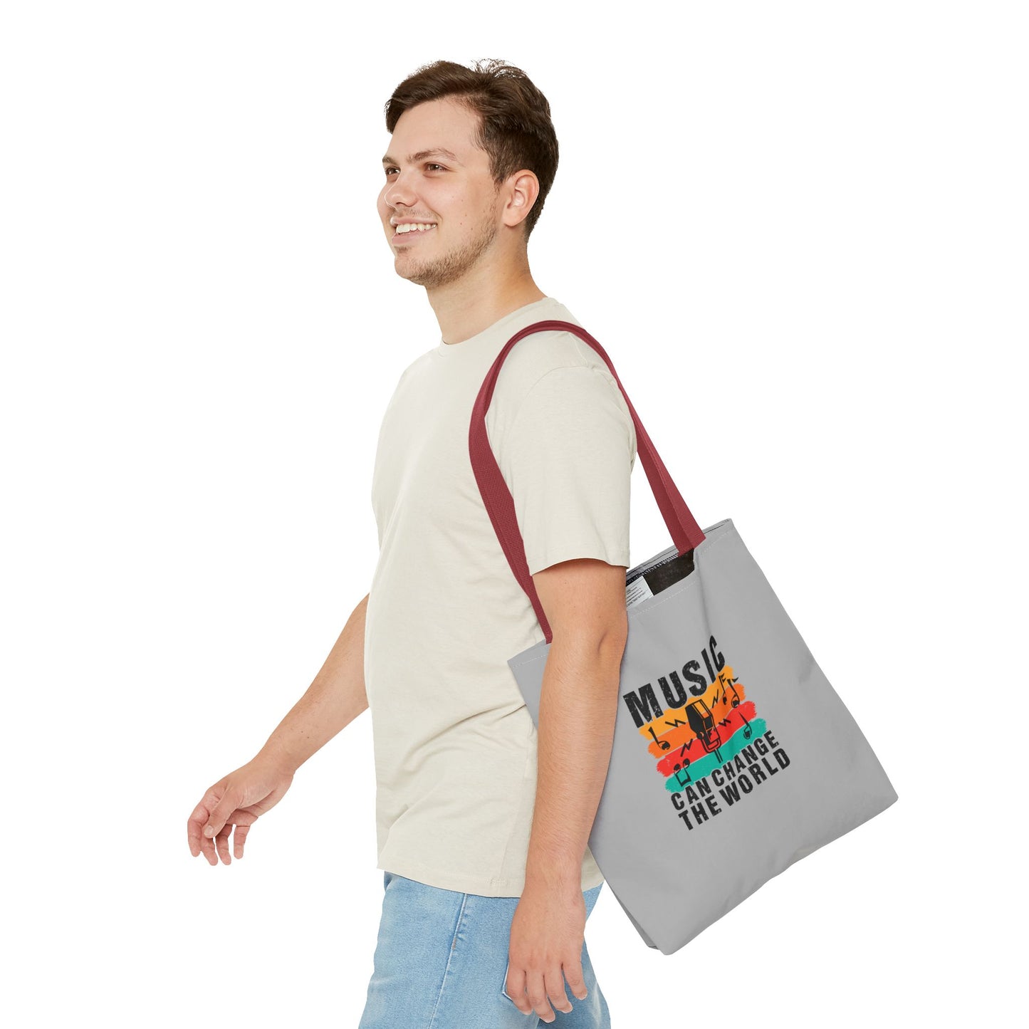 Music Can Change The World Tote Bag (AOP)