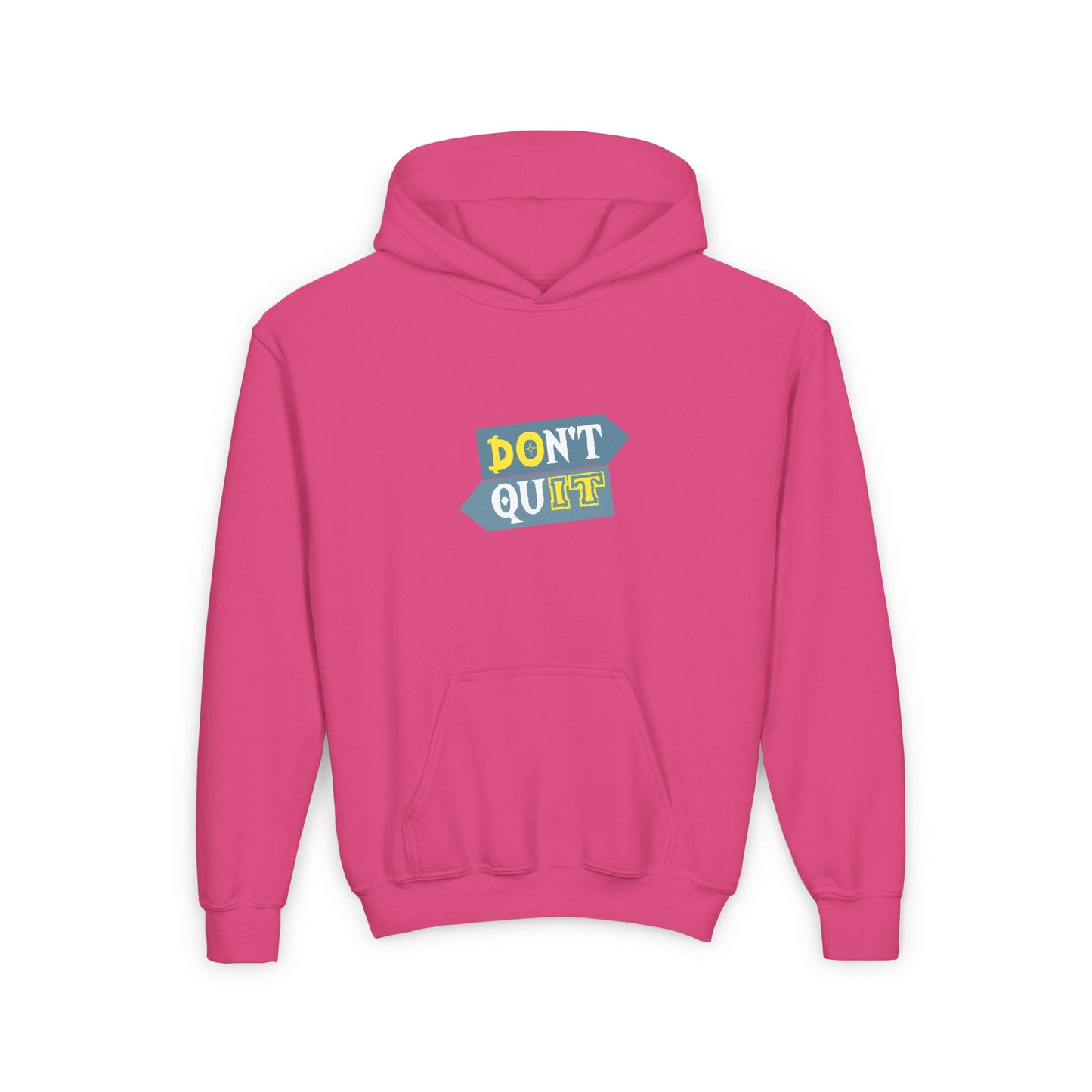 Don't Quit Youth Heavy Blend Hooded Sweatshirt