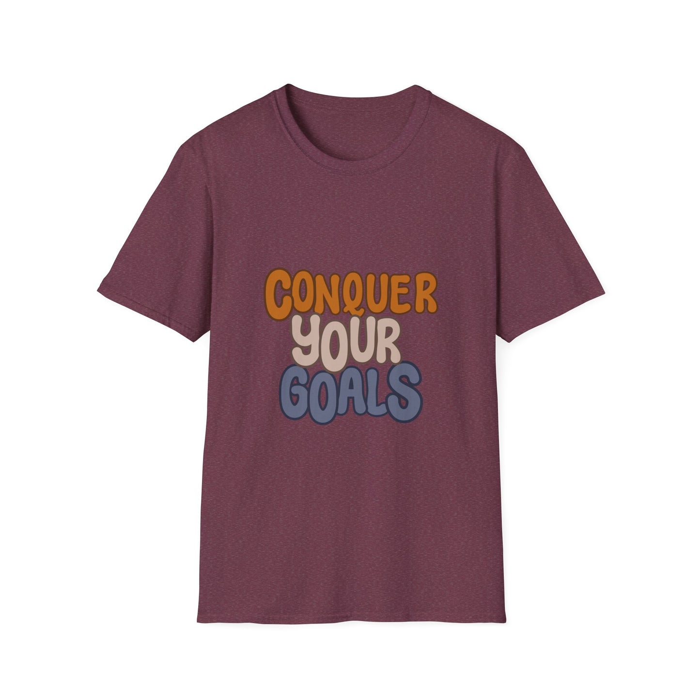 Conquer  Your goals  Unisex Softstyle T-Shirt