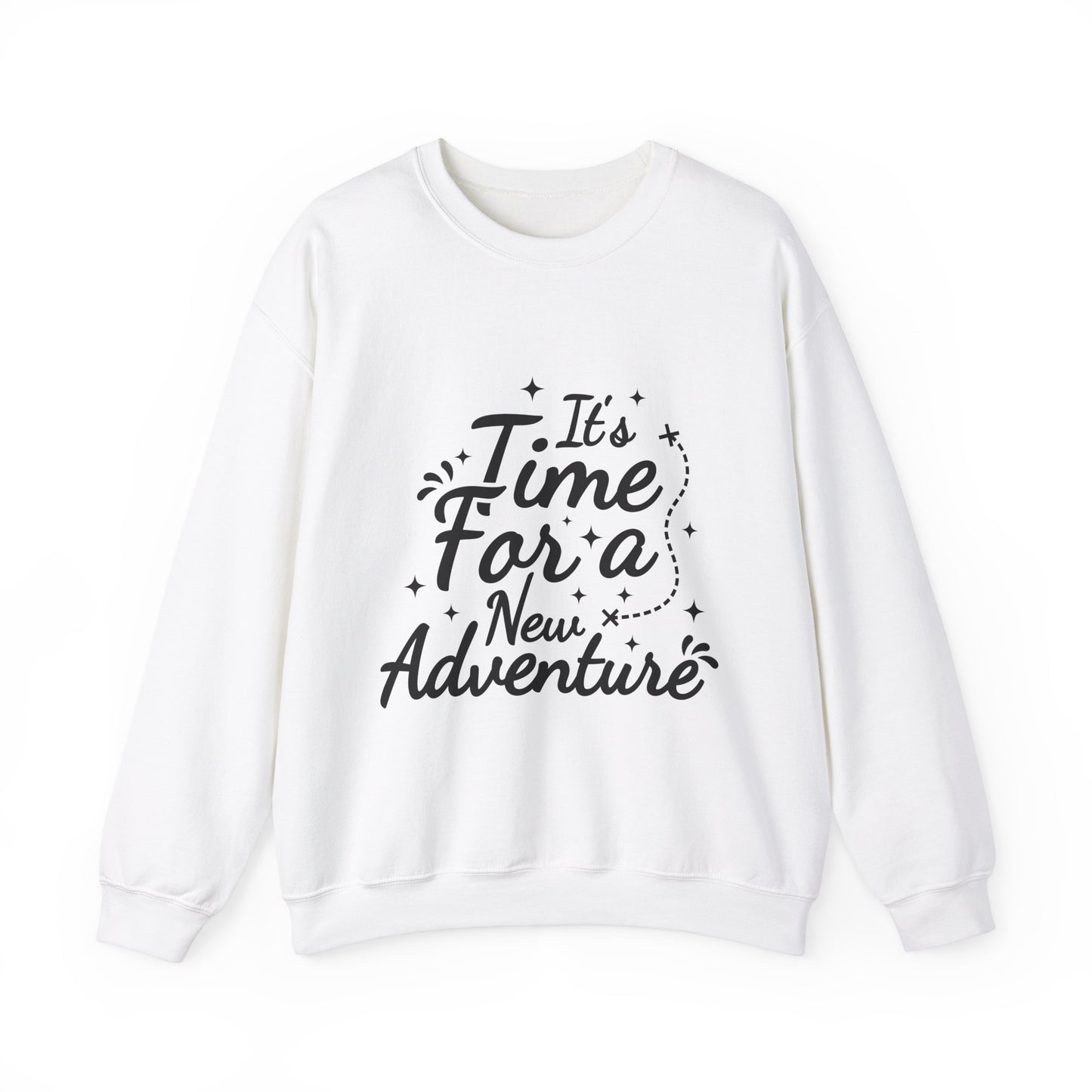 It's Time For A New Adventure Unisex Heavy Blend™ Crewneck Sweatshirt