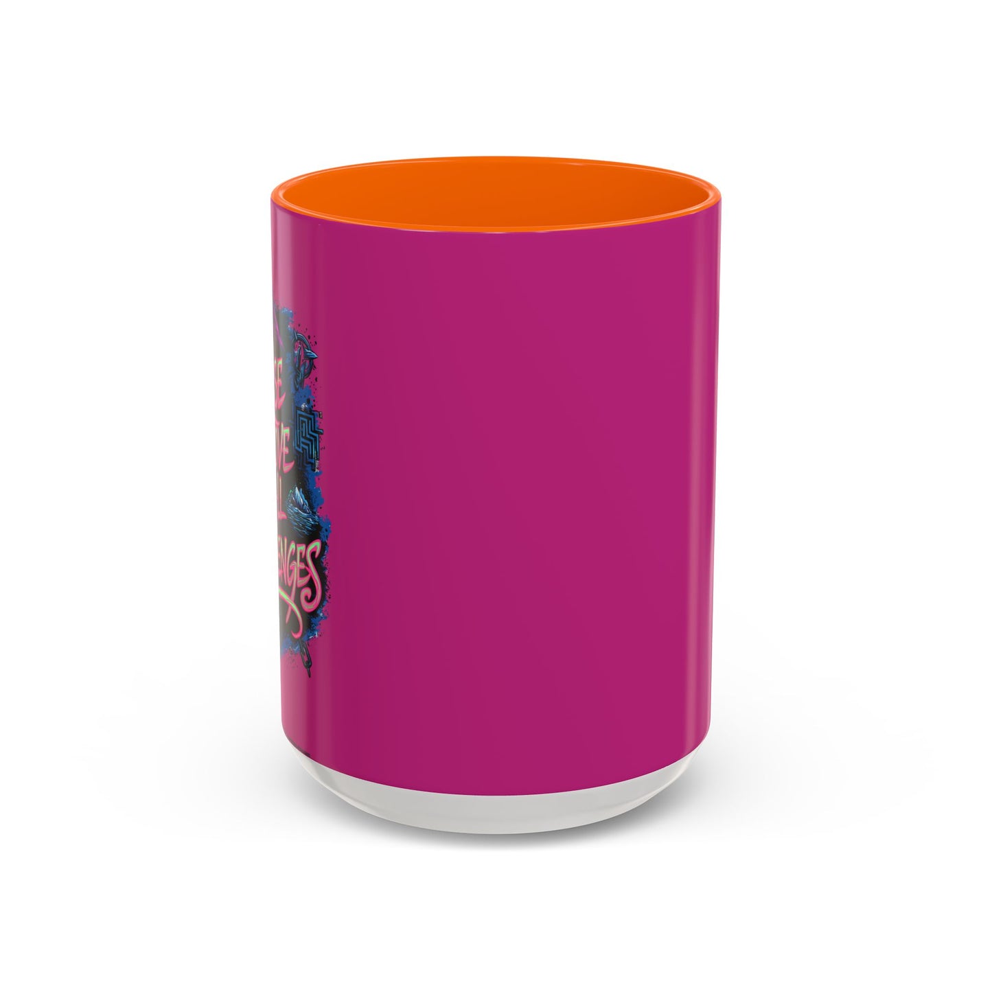 Rise Above All Challenges Accent Coffee Mug (11, 15oz)