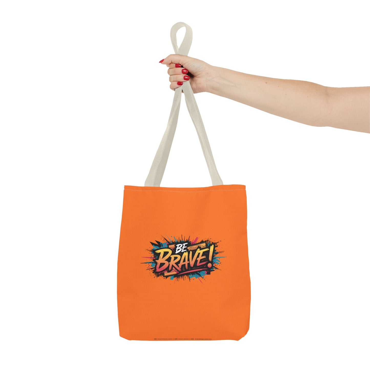 Be Brave! Tote Bag (AOP)