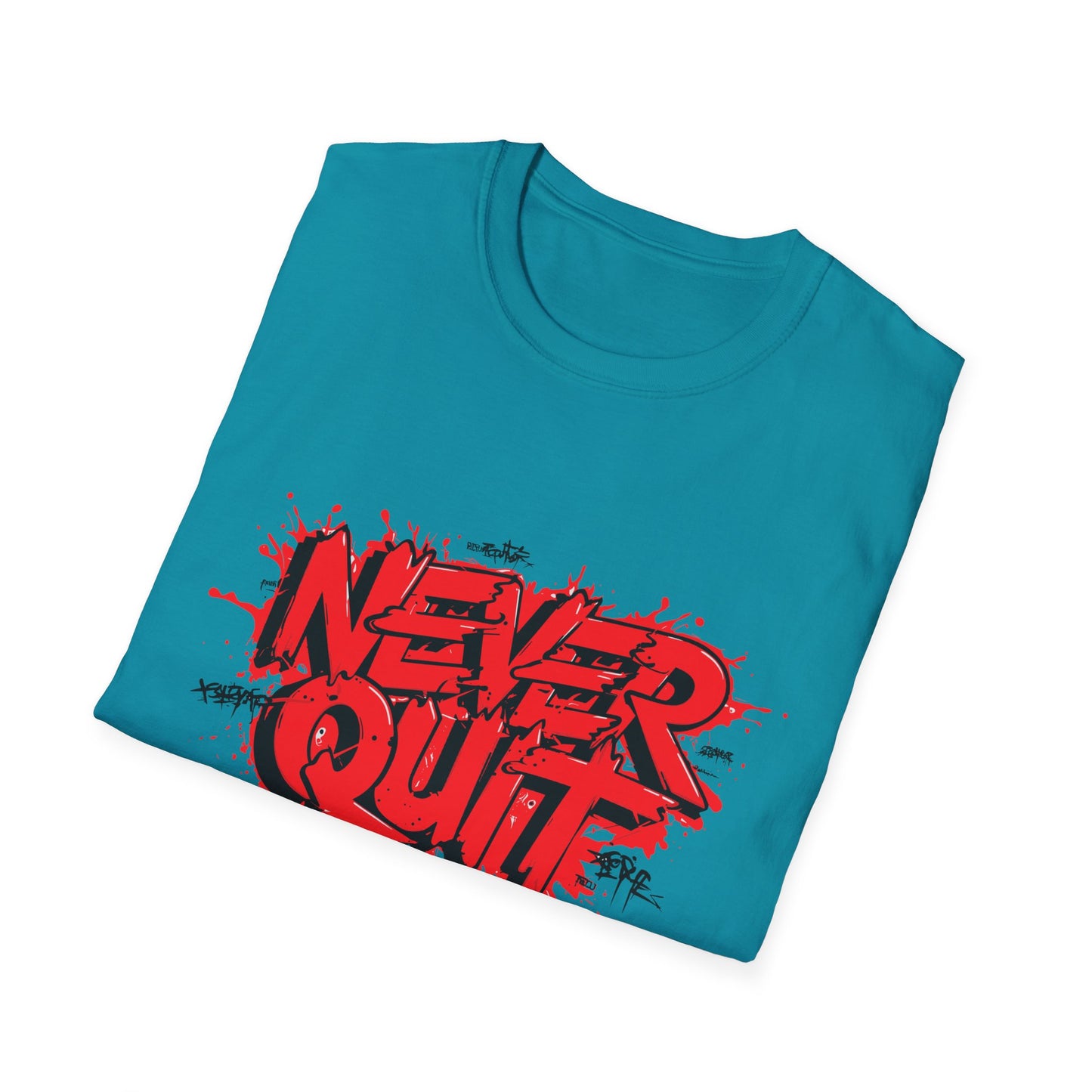 Never Quit Unisex Softstyle T-Shirt
