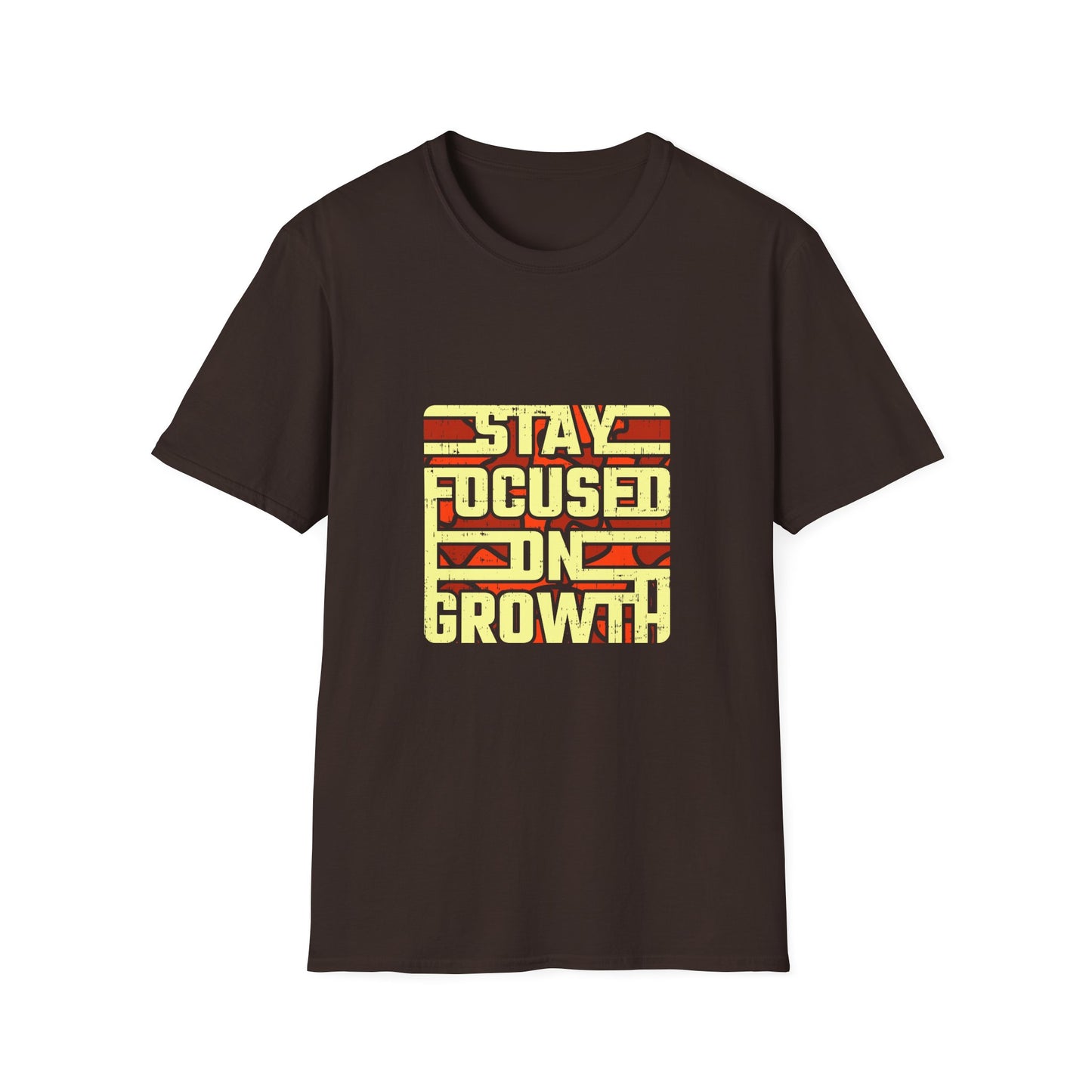Stay Focused On Growth Unisex Softstyle T-Shirt