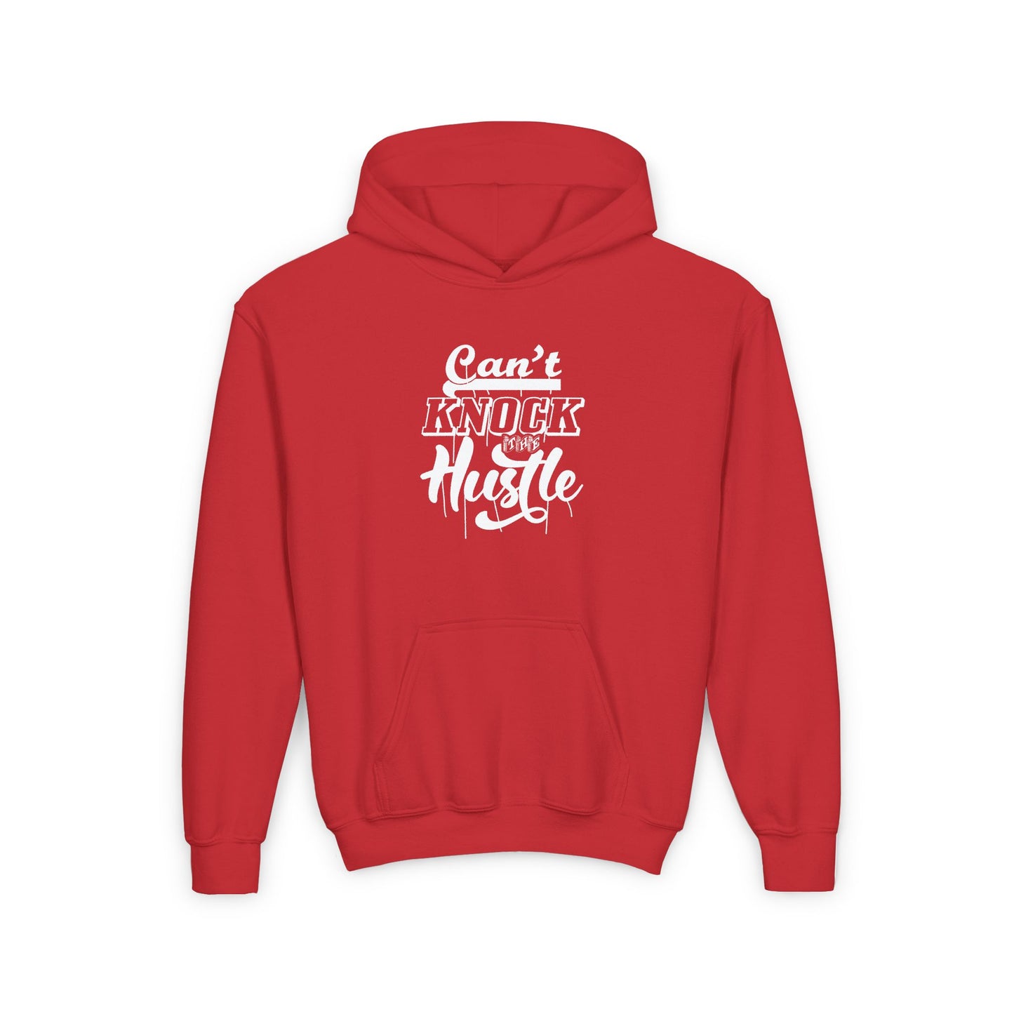Can't Knock The Hustle Youth Heavy Blend Hooded Sweatshirt
