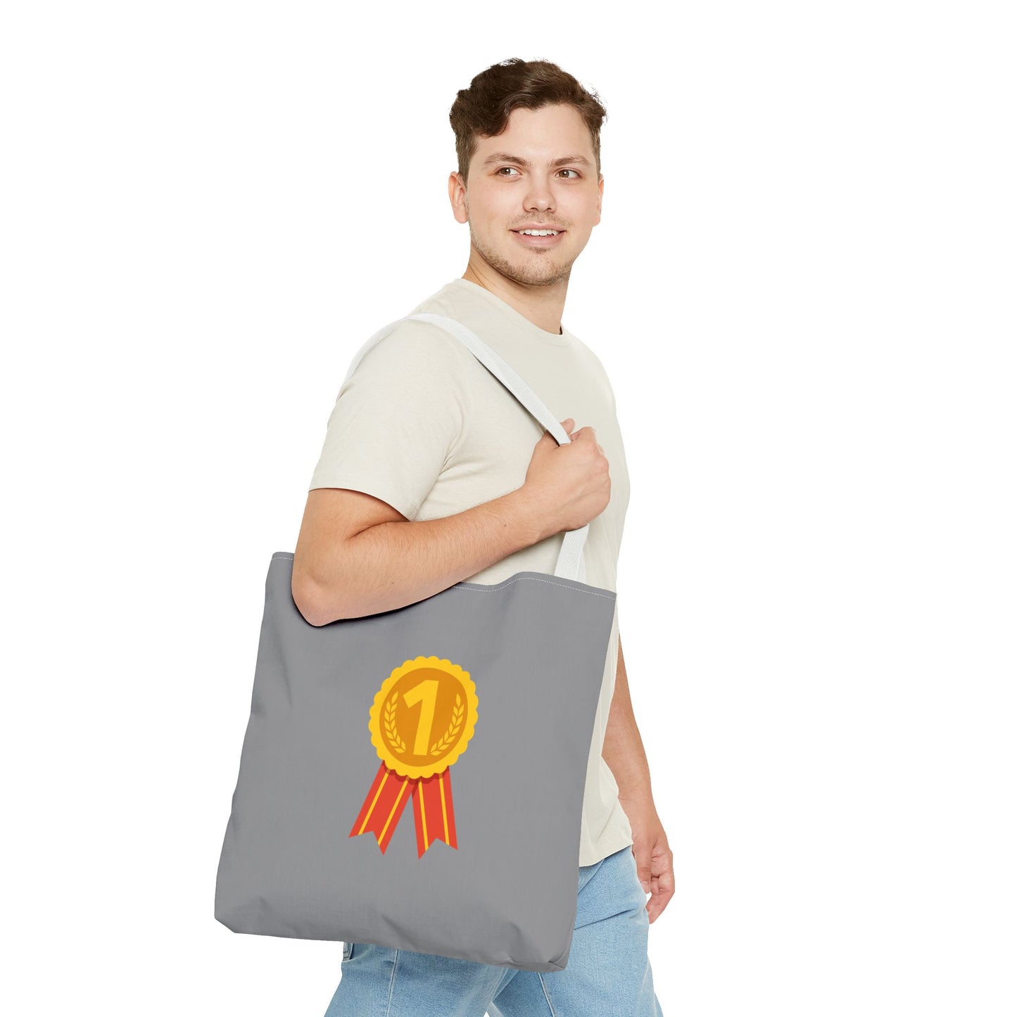 Gold Medal Symbol Tote Bag (AOP)