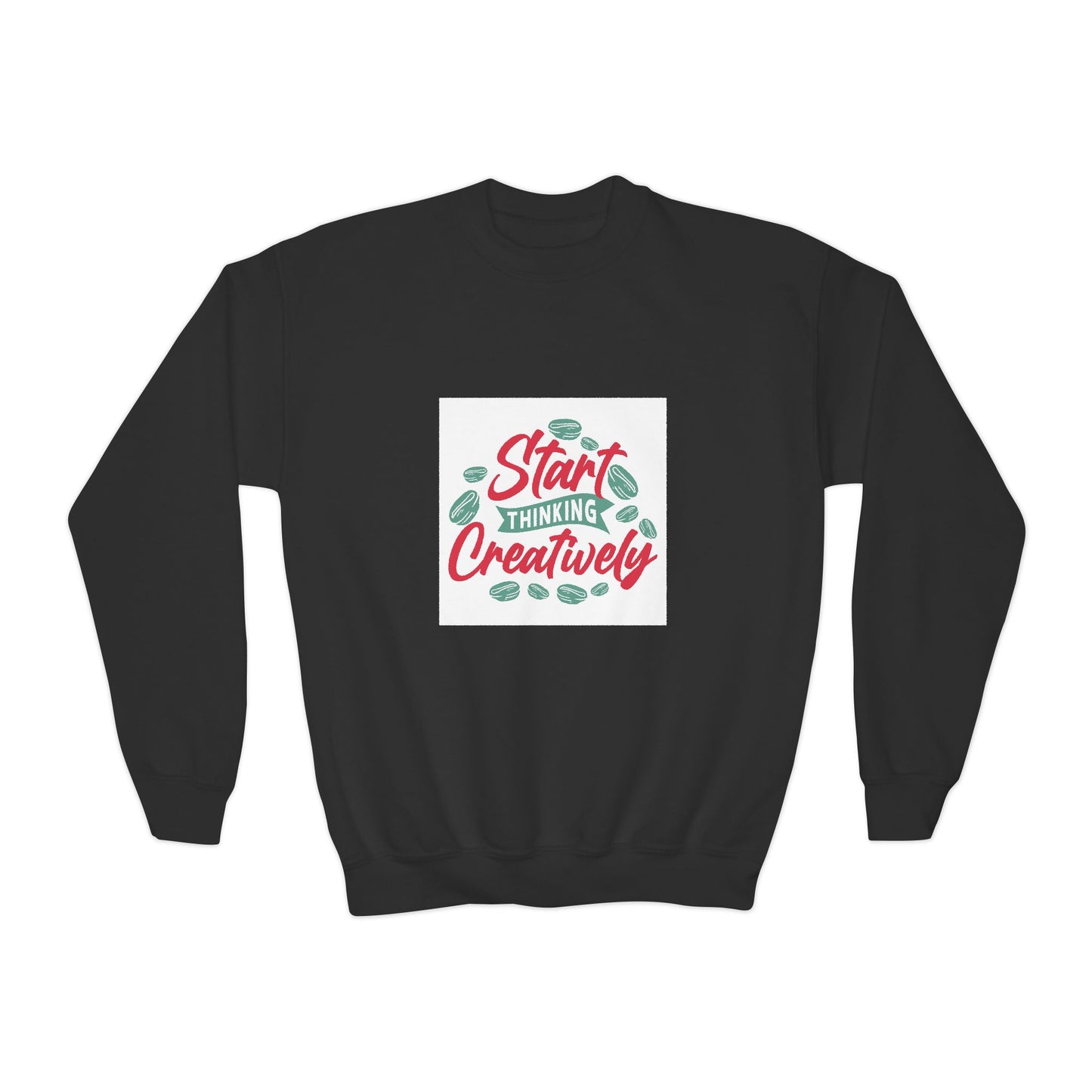 Start Thinking Creatively Youth Crewneck Sweatshirt