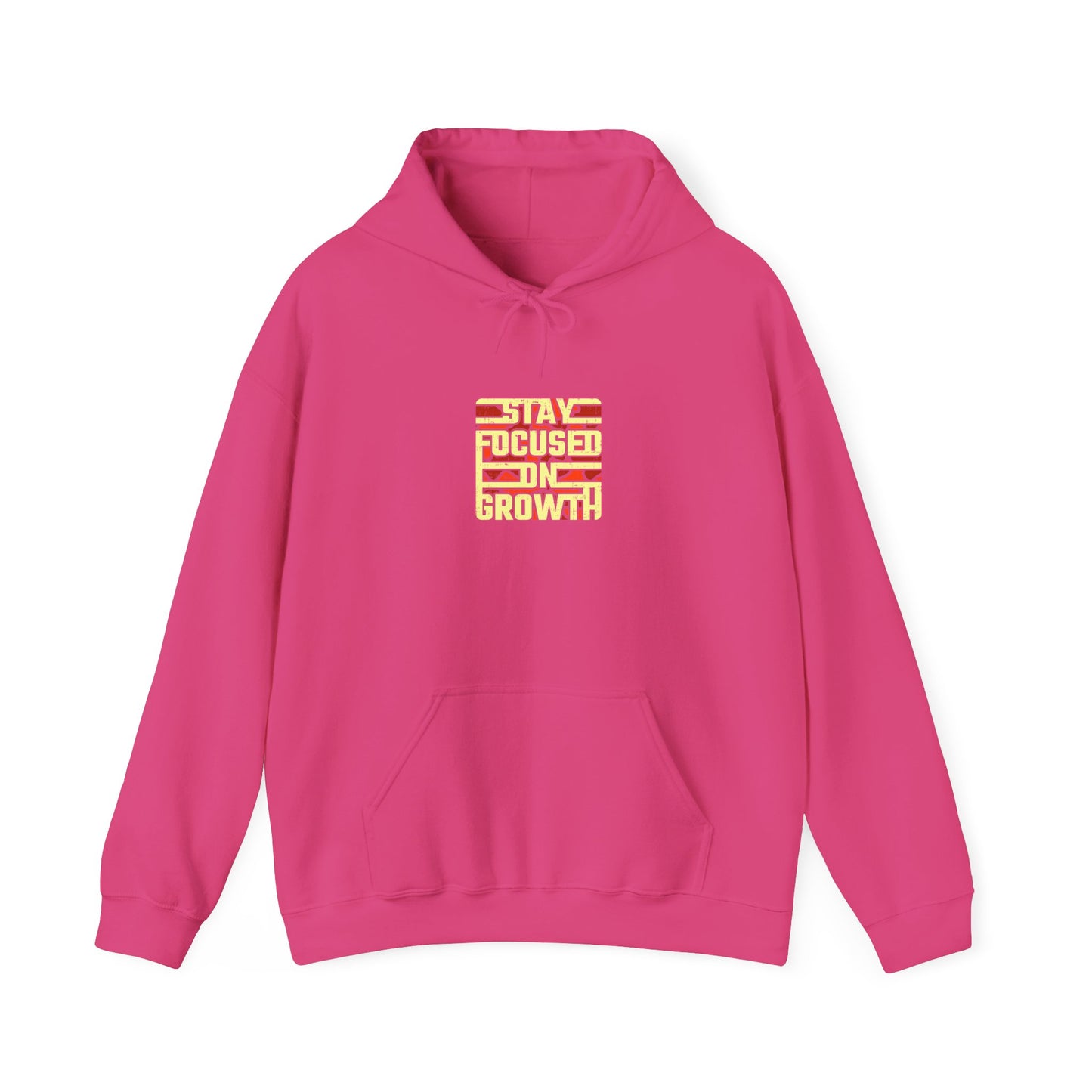 Stay Focused On Growth Unisex Heavy Blend™ Hooded Sweatshirt
