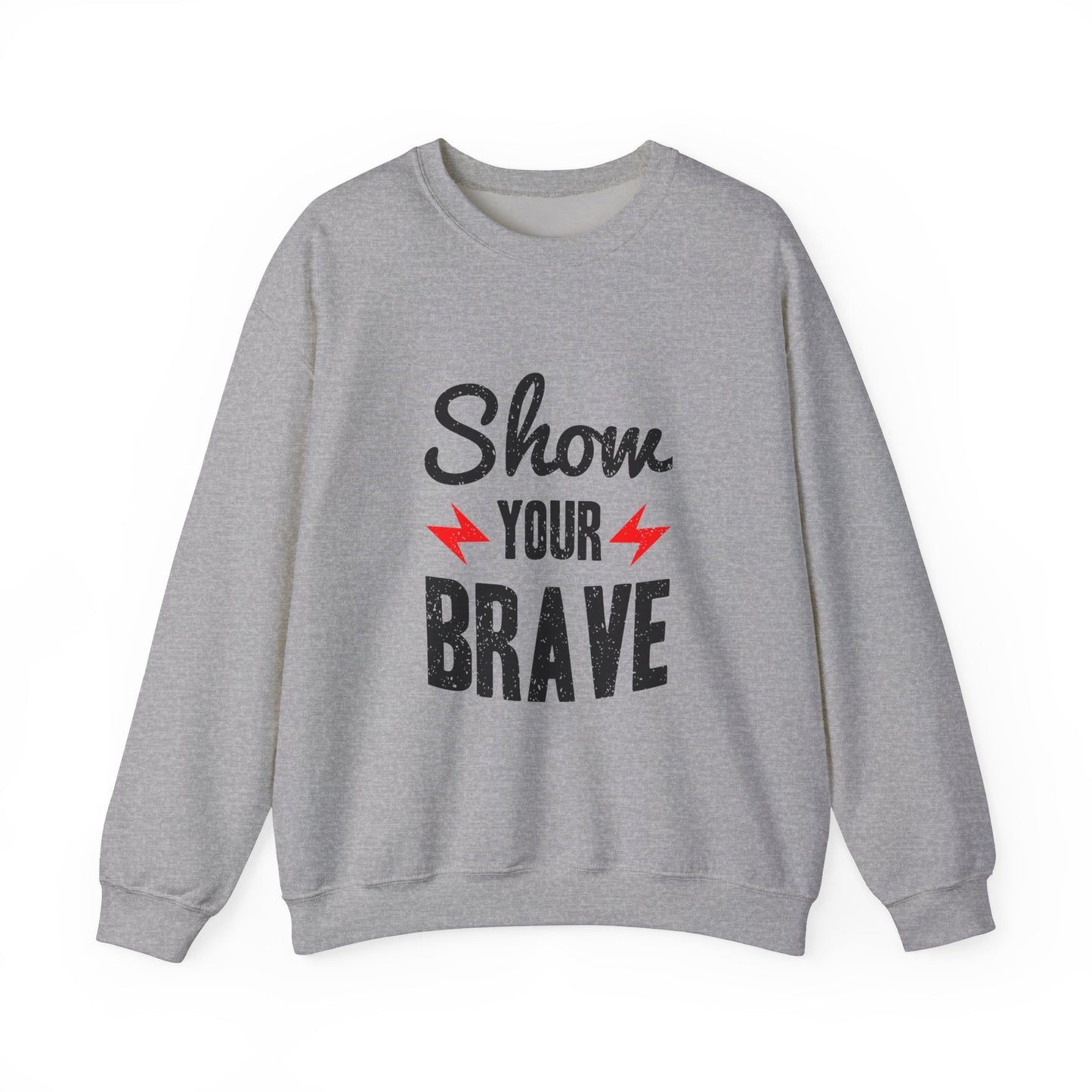 Show Your Brave Unisex Heavy Blend™ Crewneck Sweatshirt