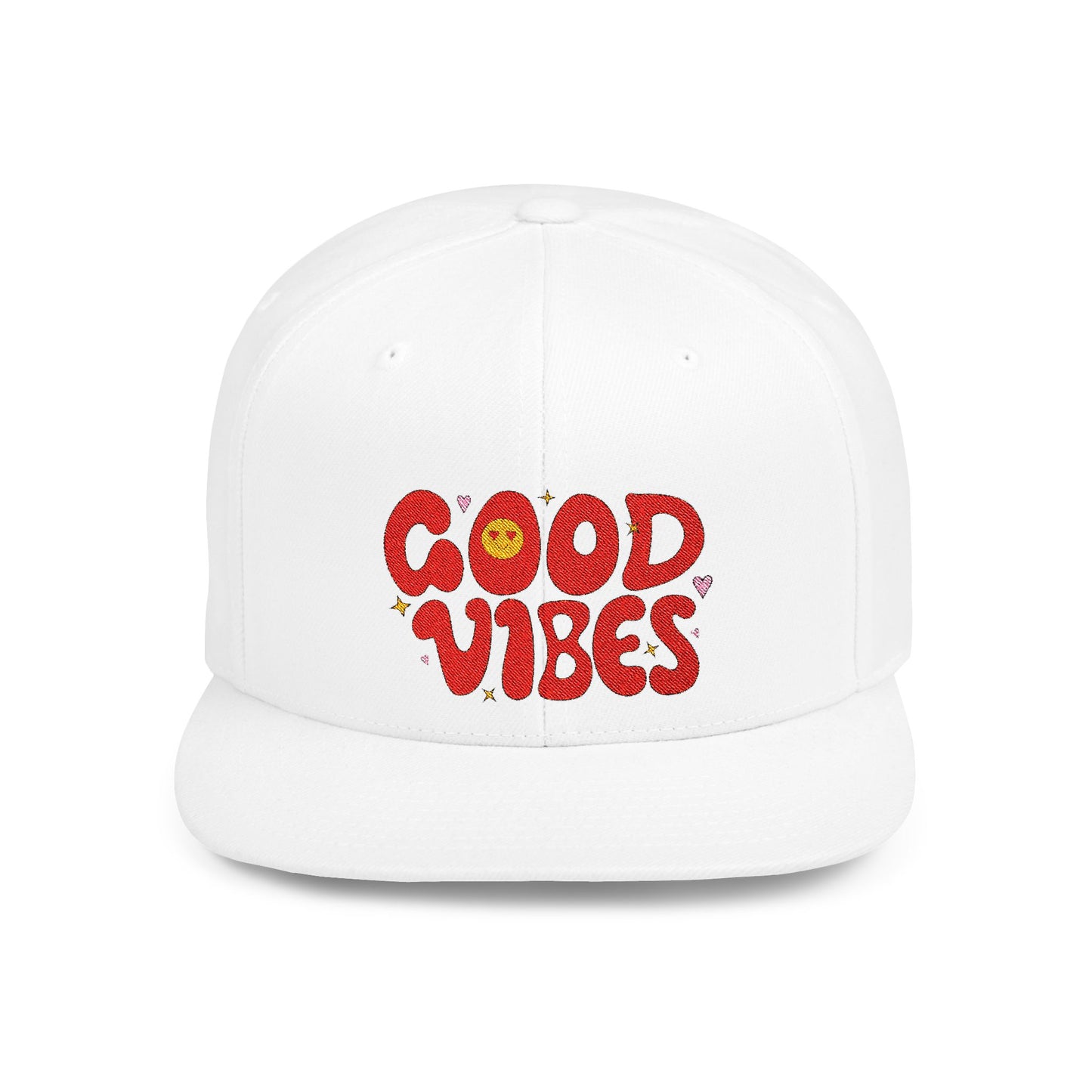 Good Vibes Flat Bill Snapback