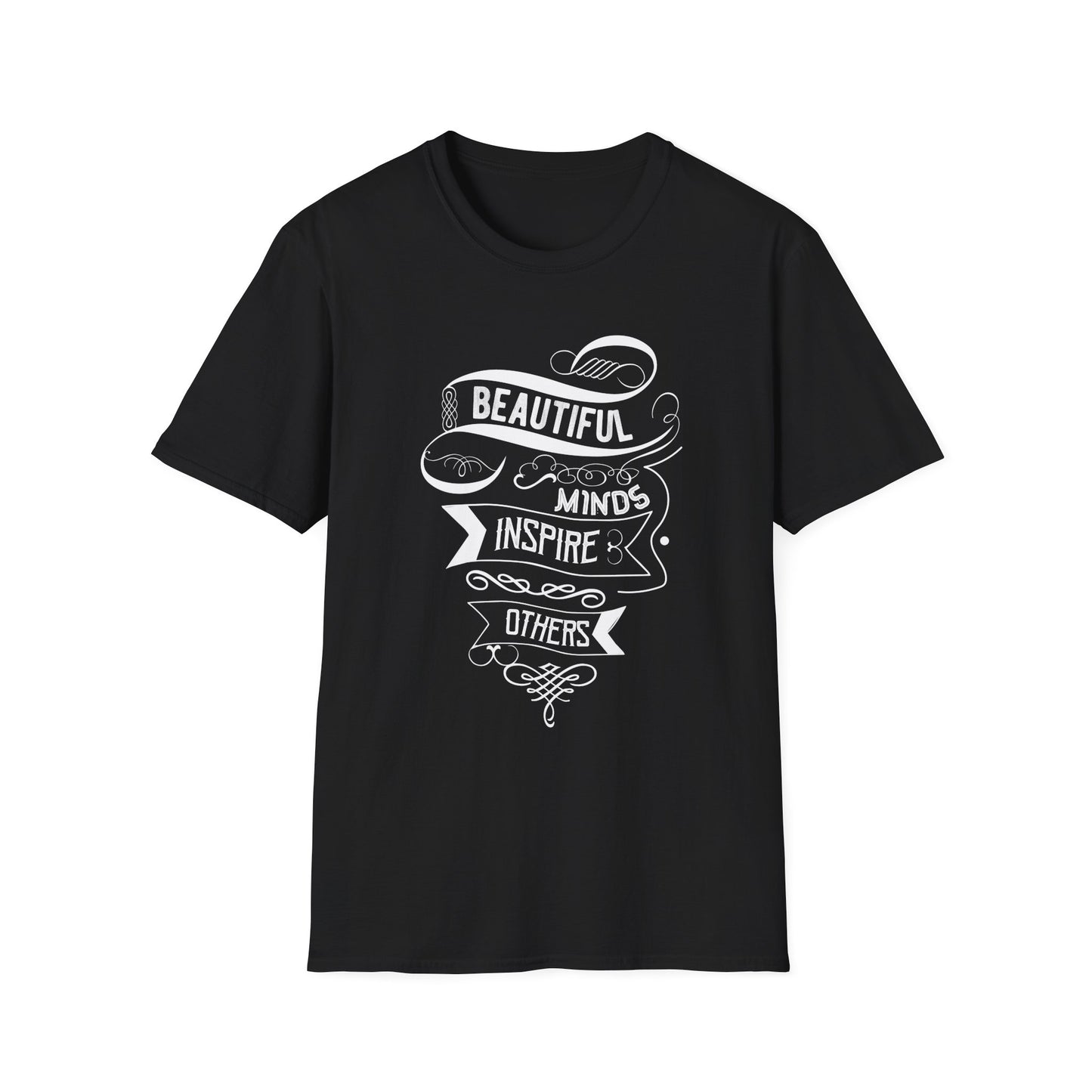 Beautiful Minds Inspire Others Unisex Softstyle T-Shirt