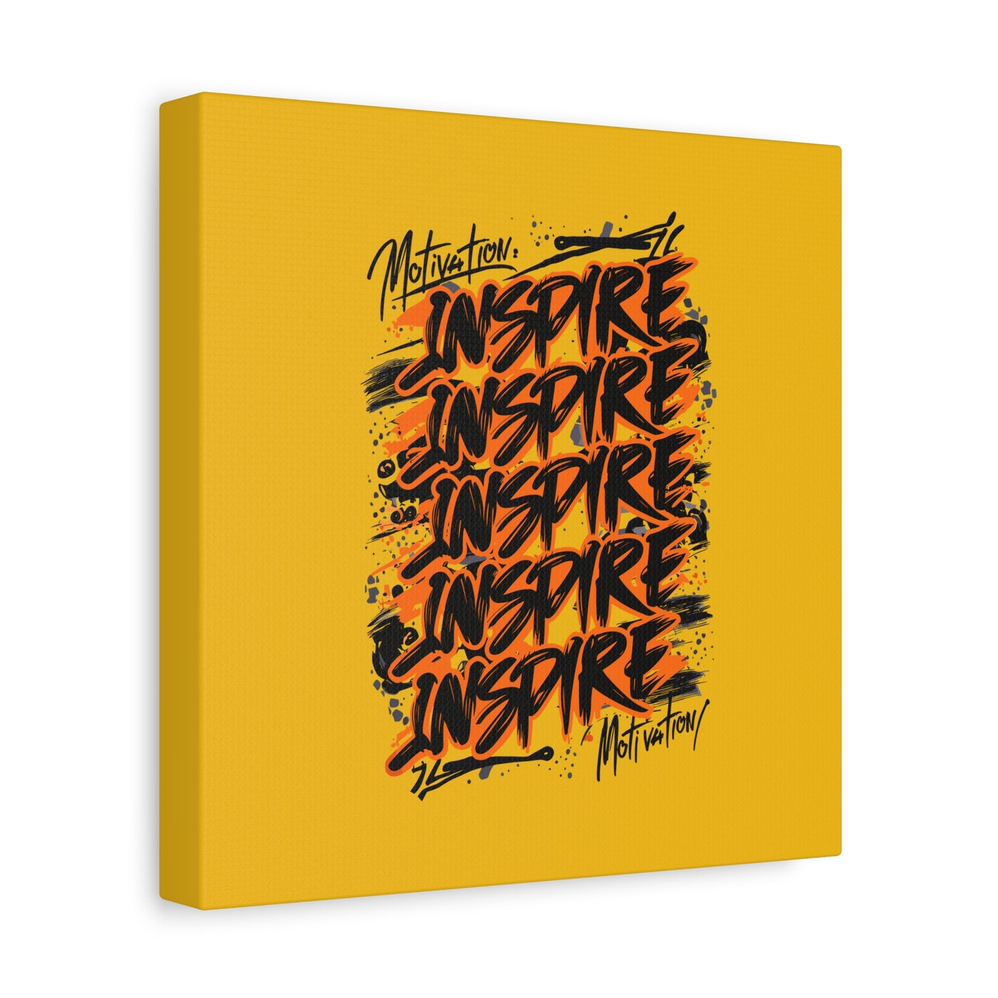 Motivation Inspire Motivation Matte Canvas, Stretched, 1.25"