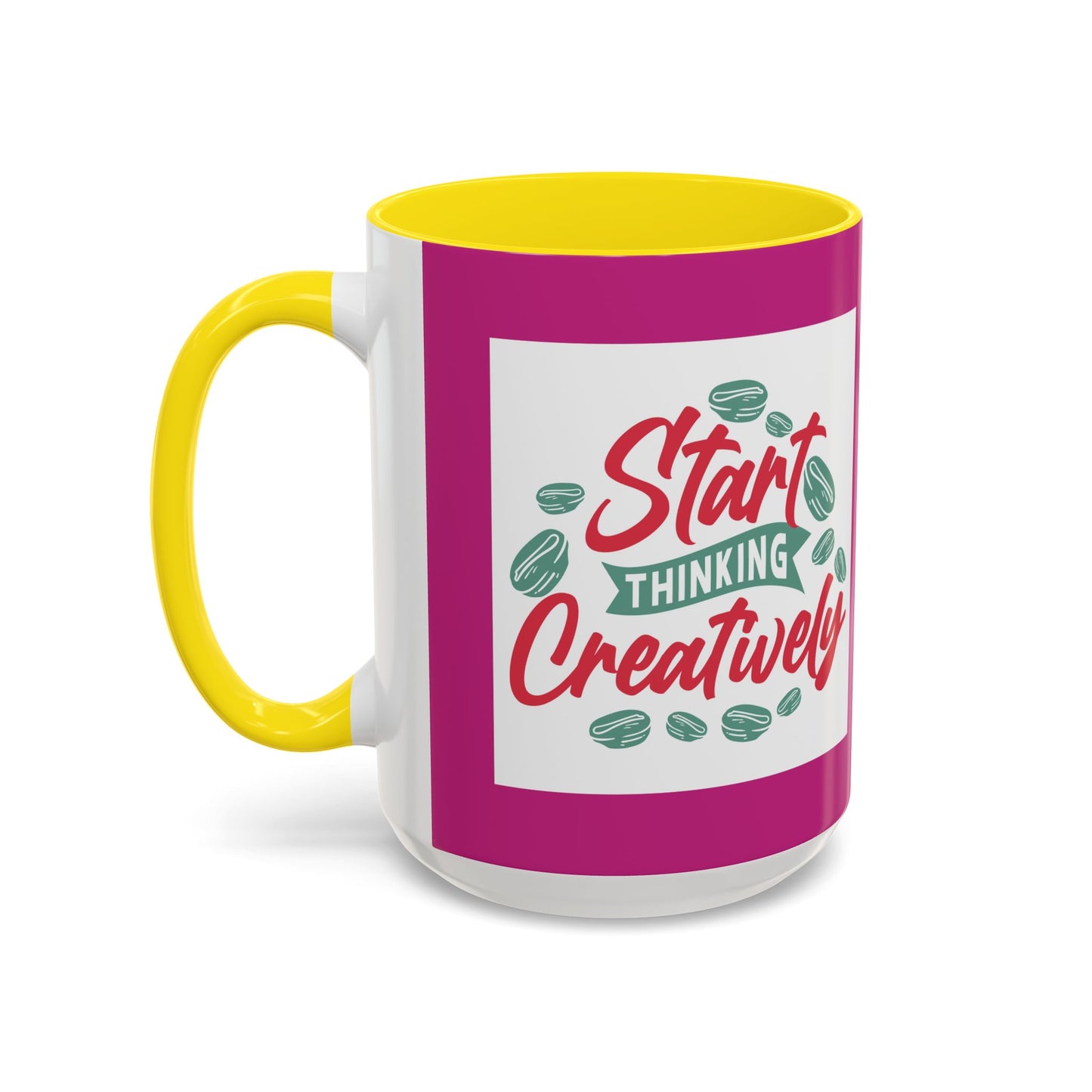 Start Thinking Accent Coffee Mug (11, 15oz)