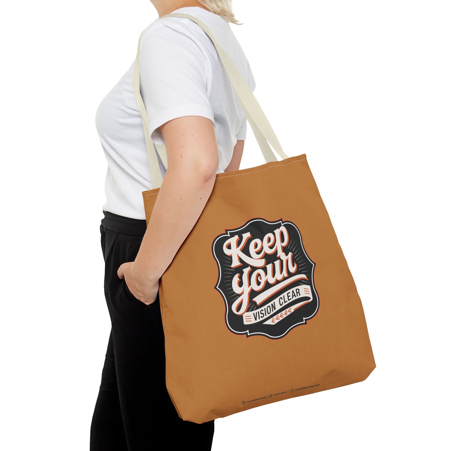 Keep Your Vision Clear Tote Bag (AOP)