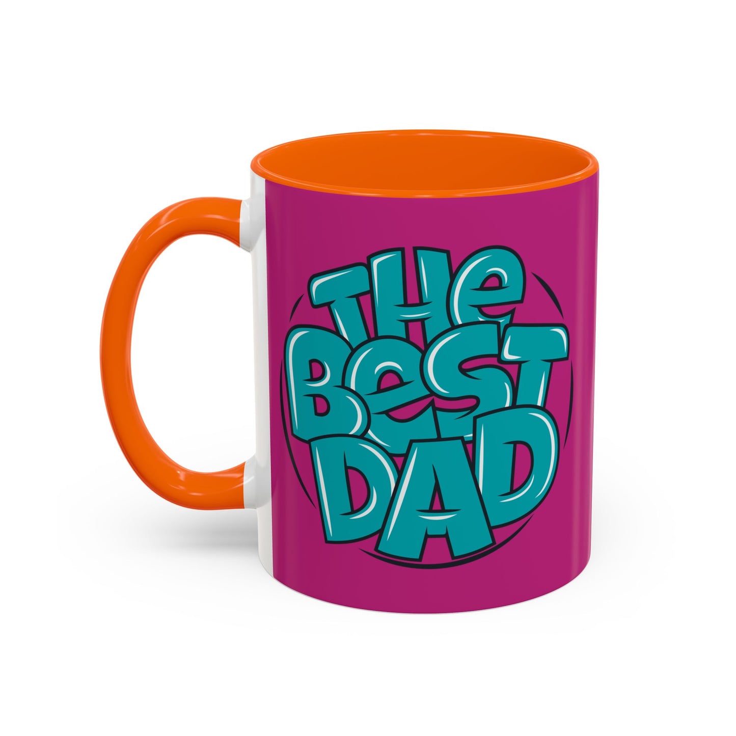 The Best Dad Accent Coffee Mug (11, 15oz)