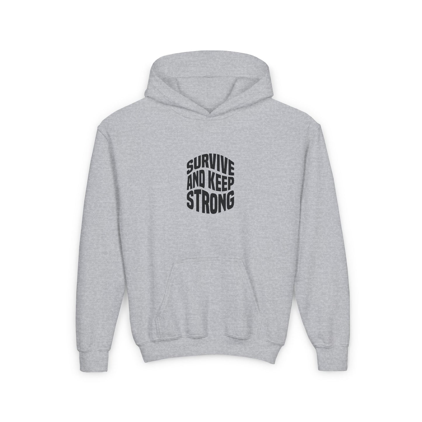 Survive And Keep Strong Youth Heavy Blend Hooded Sweatshirt