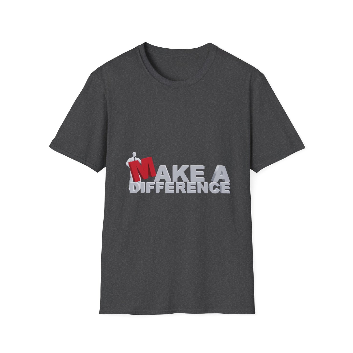 Make A Difference  Unisex Softstyle T-Shirt