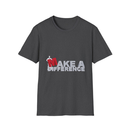 Make A Difference  Unisex Softstyle T-Shirt