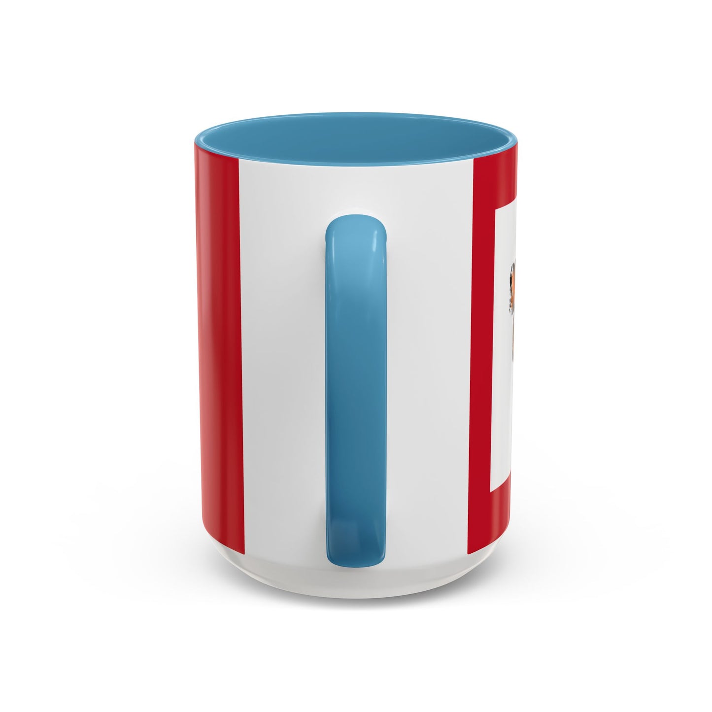 Never Give Up Accent Coffee Mug (11, 15oz)