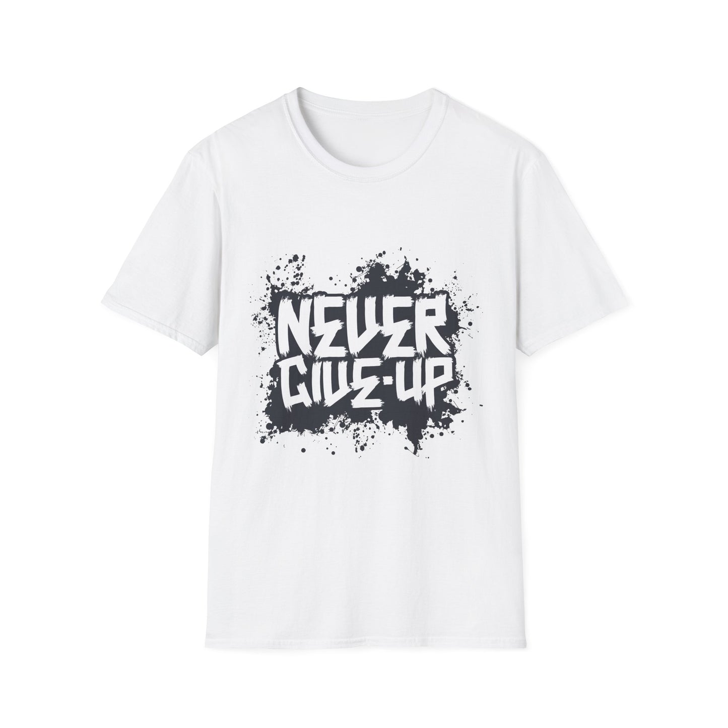 Never Give Up Unisex Softstyle T-Shirt
