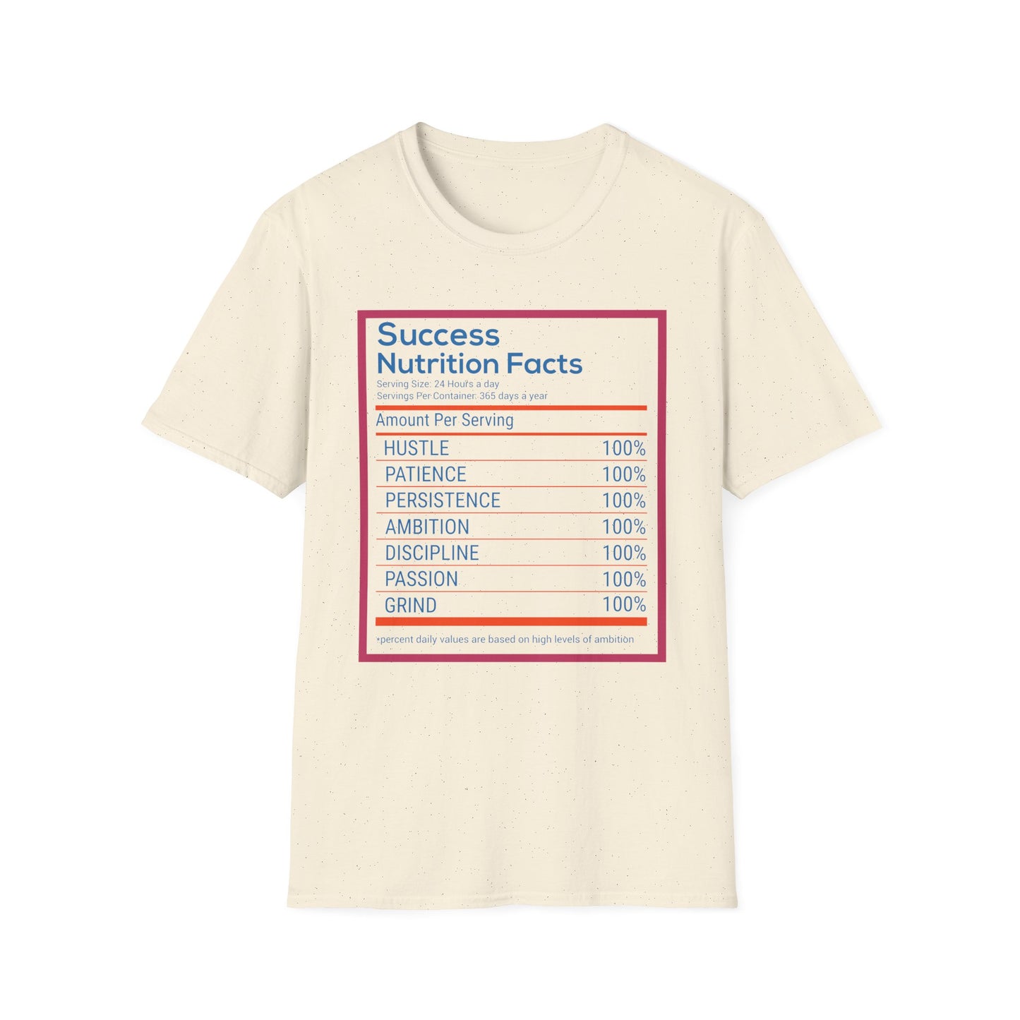Success Nutrition Facts Unisex Softstyle T-Shirt