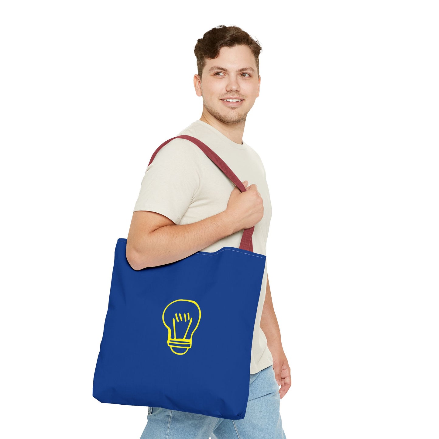 Drawing Light Bulb Tote Bag (AOP)