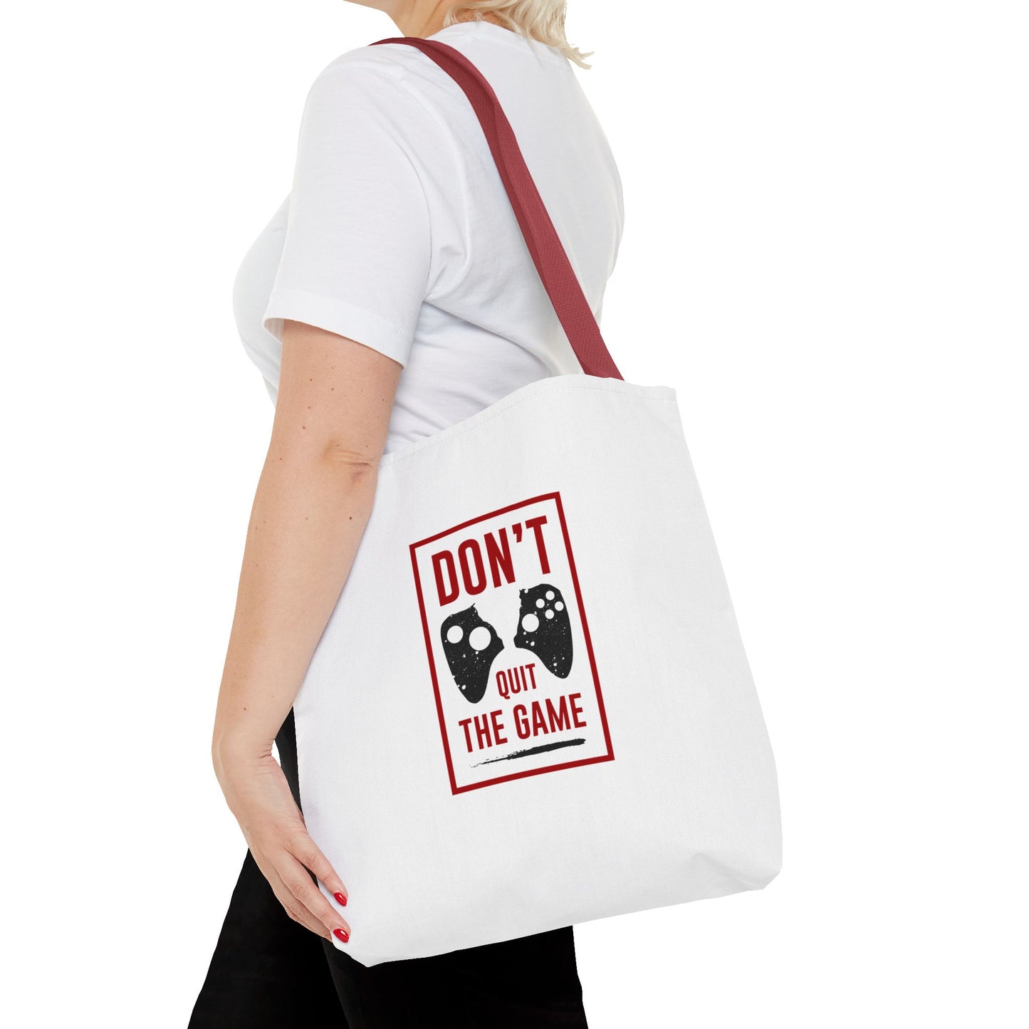 Don't Quit The Game Tote Bag (AOP)