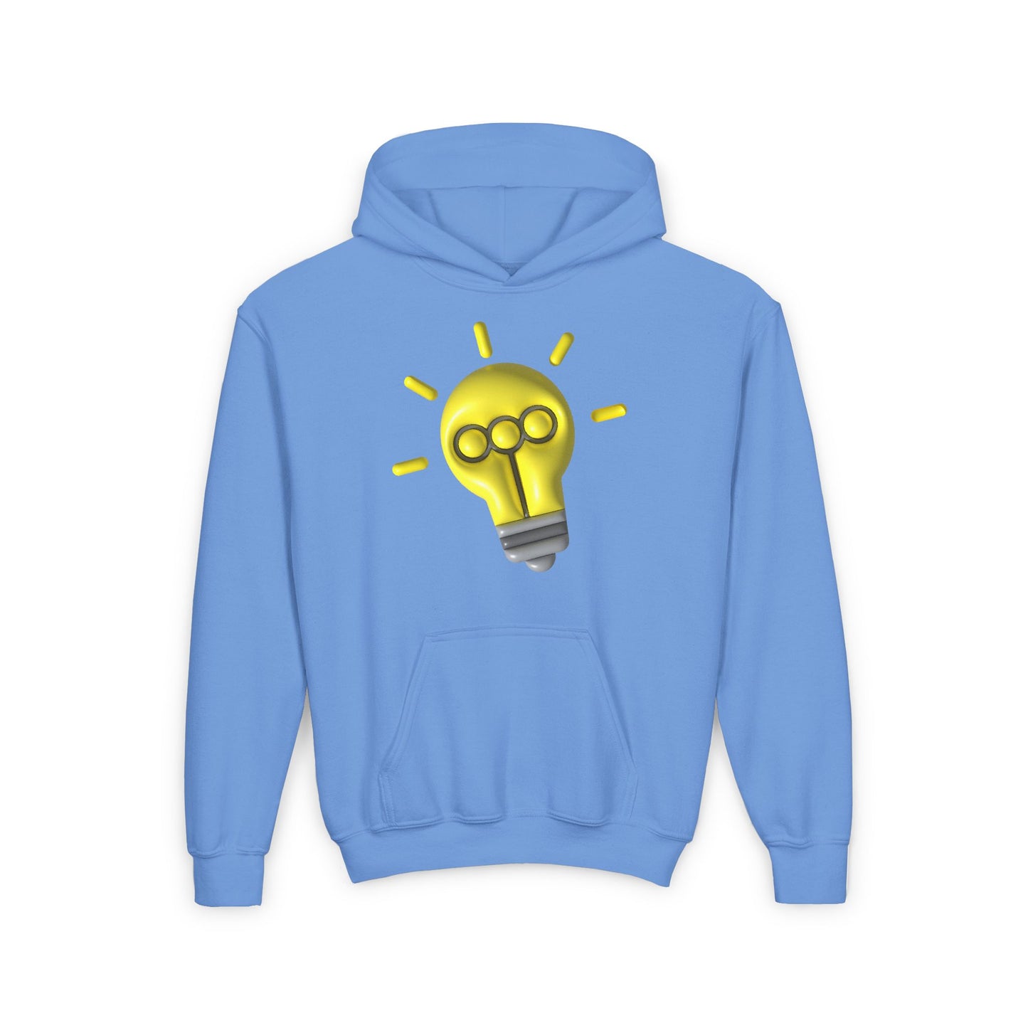 Light Bulb Youth Heavy Blend Hooded Sweatshirt