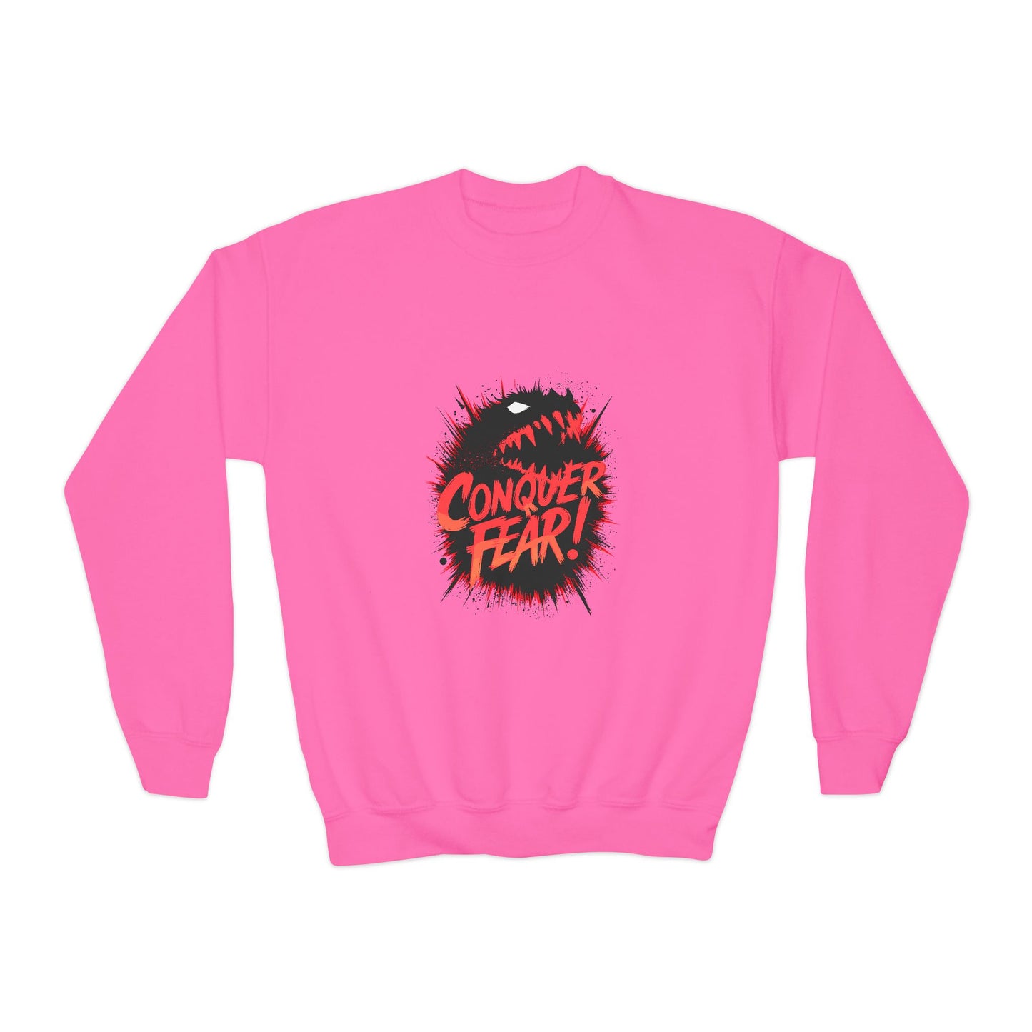 Conquer Fear! Youth Crewneck Sweatshirt
