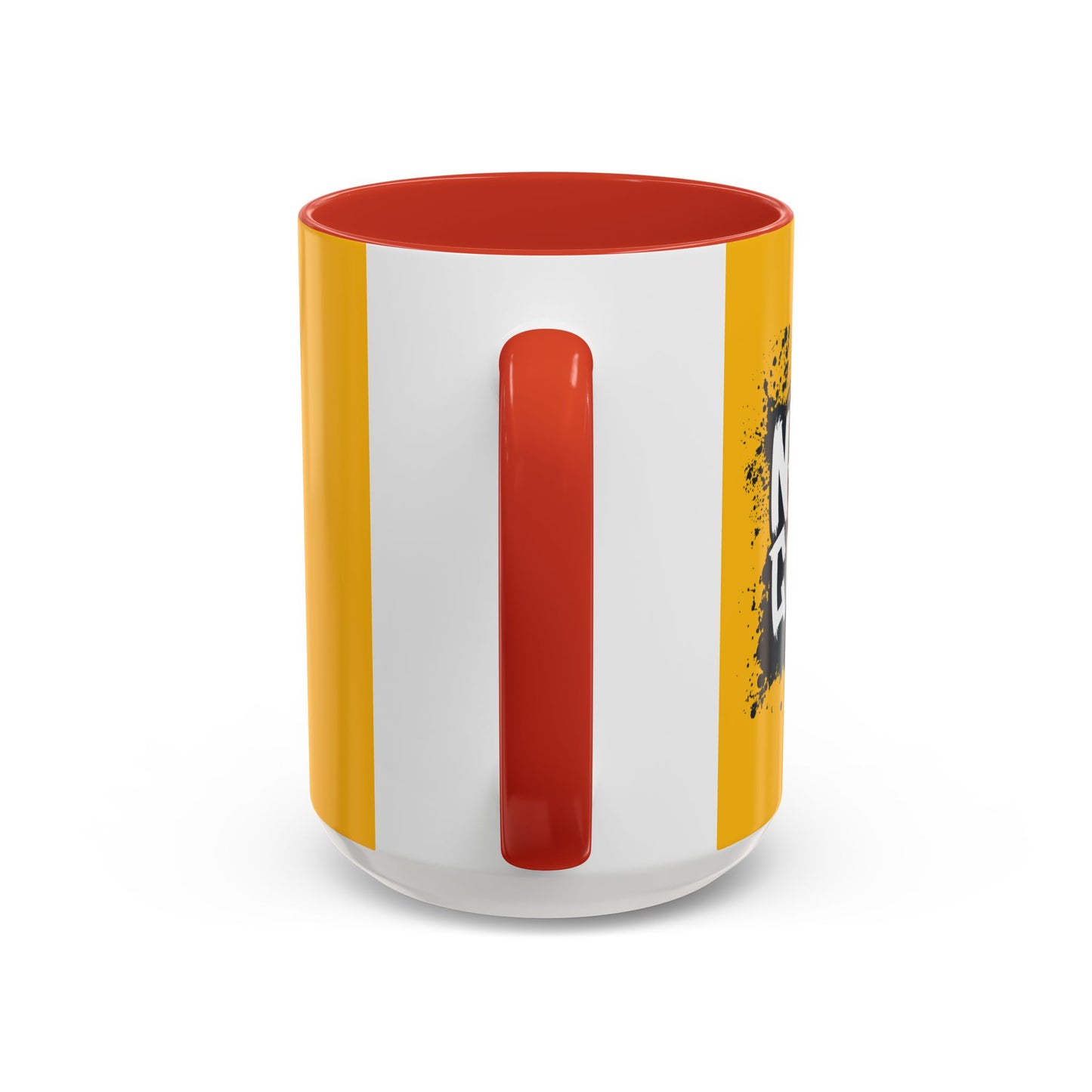 Never Give Up Accent Coffee Mug (11, 15oz)