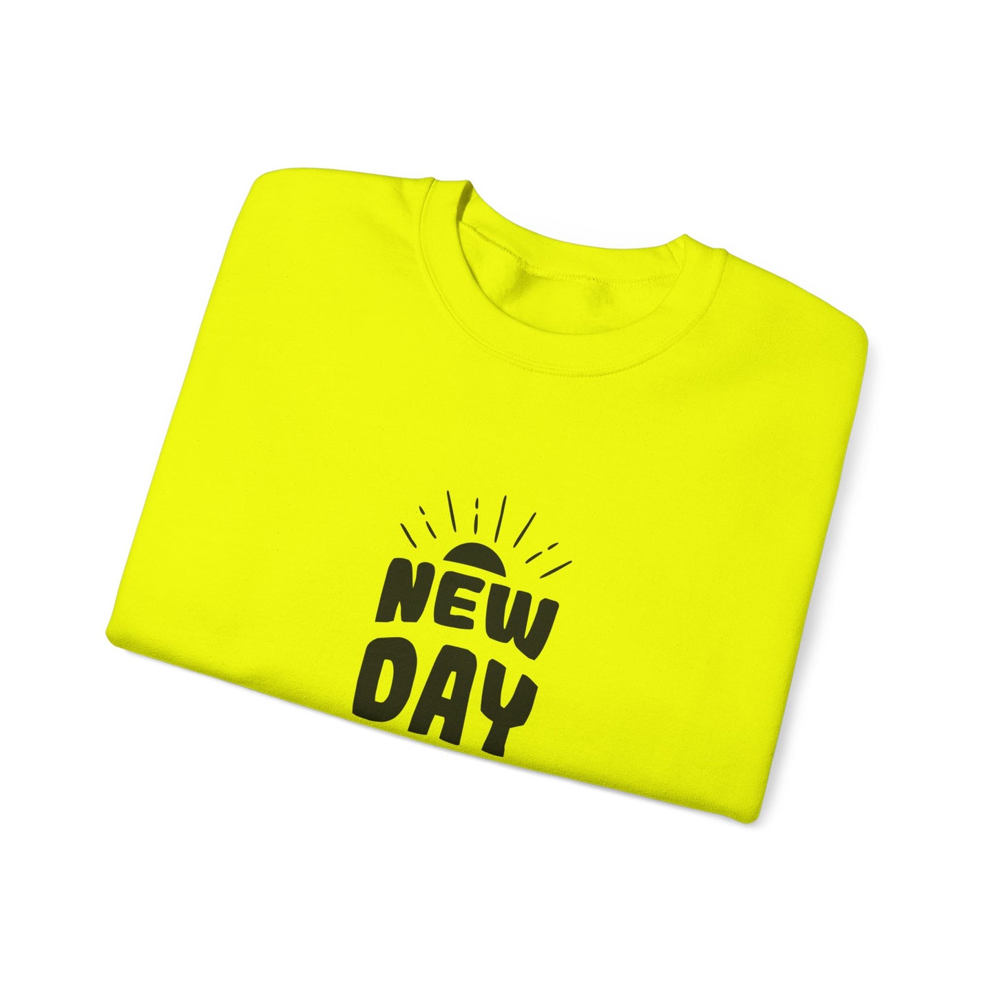 New Day Is A New Change Unisex Heavy Blend™ Crewneck Sweatshirt