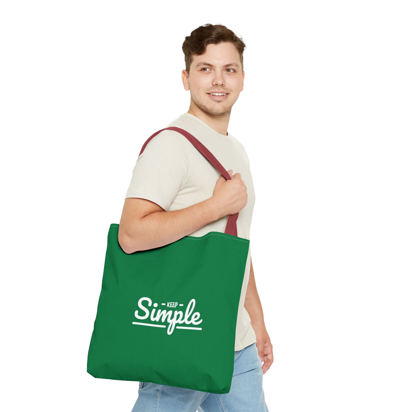 Keep Simple Tote Bag (AOP)